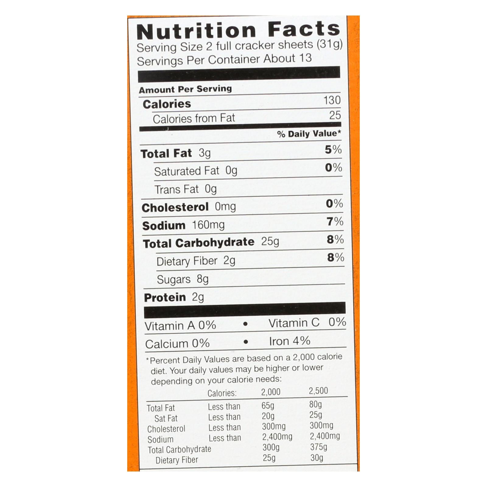 Annie's Homegrown Organic Honey Graham Crackers - 1 Each - 14.4 OZ