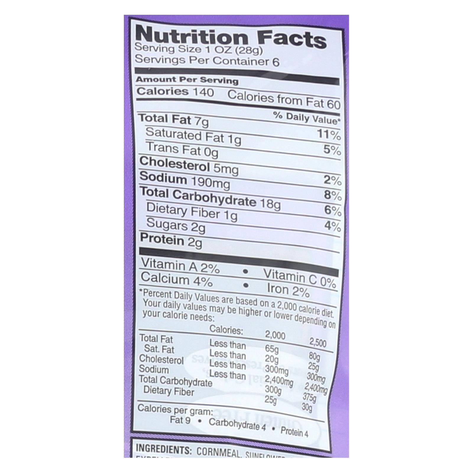 Smart Puffs Real Cheddar Baked Cheese Puffs - Case of 12 - 6/1 OZ
