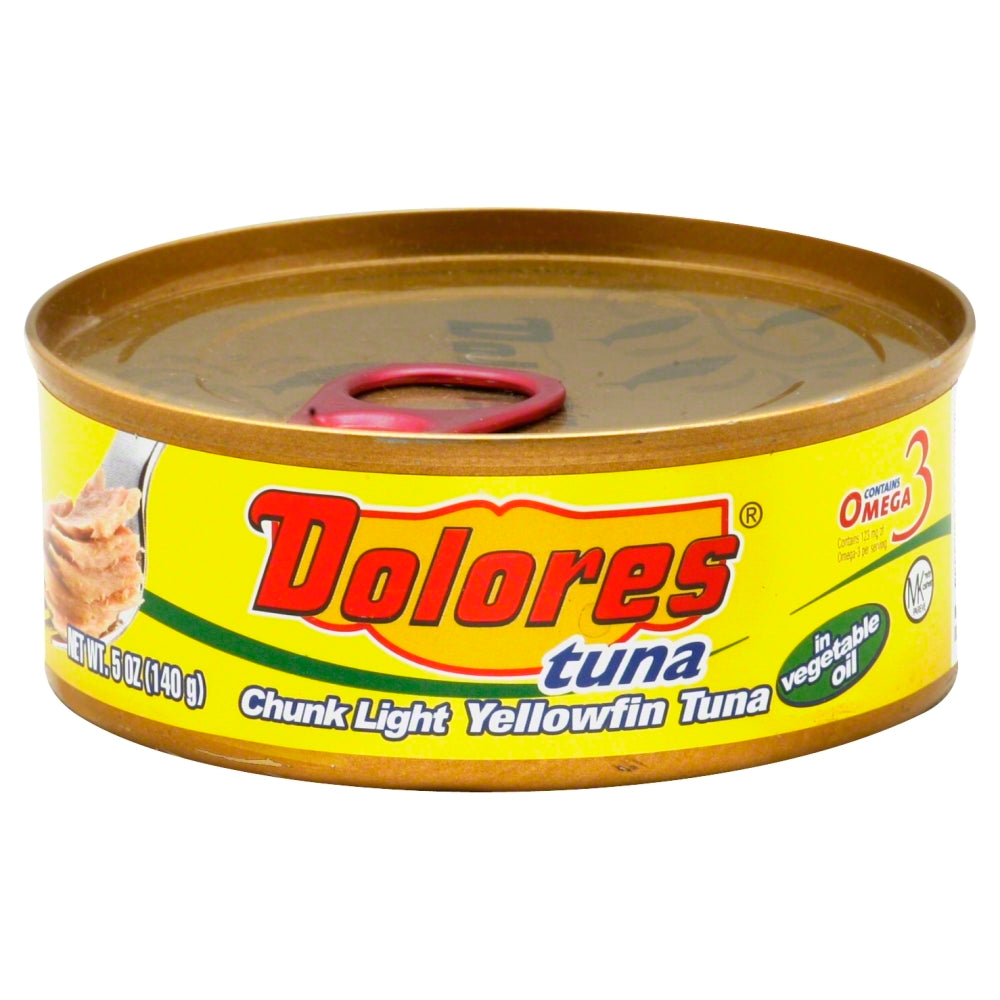 Dolores Yellowfin Tuna in Vegetable Oil - Case of 12 - 5 oz