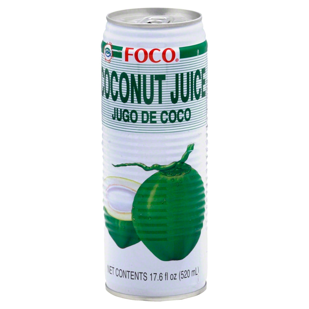 Foco Juice Coconut - Pack of 24 - 17.6 oz