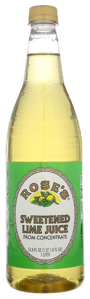 Rose's Lime Juice - Case of 12 - 33.8 fl oz.
