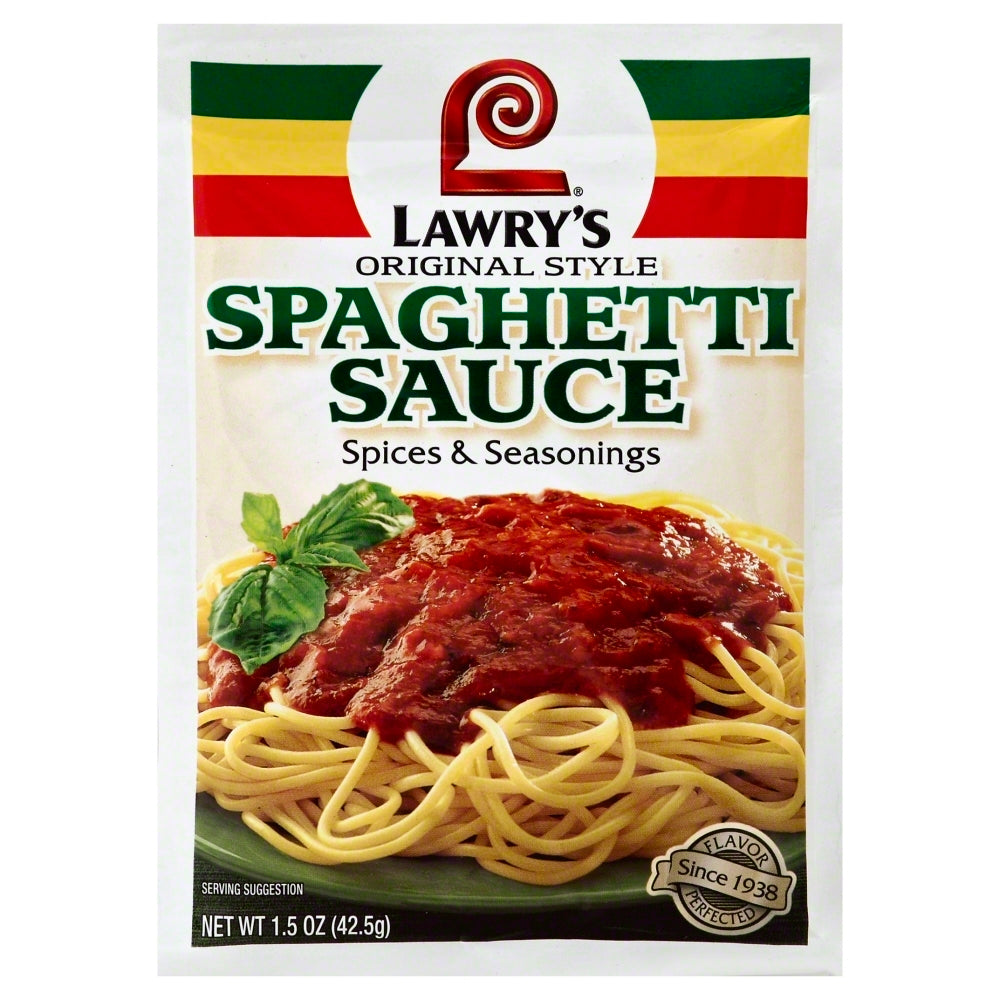 Lawrys Mix Spices Spaghetti Original Style - Pack of 12 - 1.50 OZ
