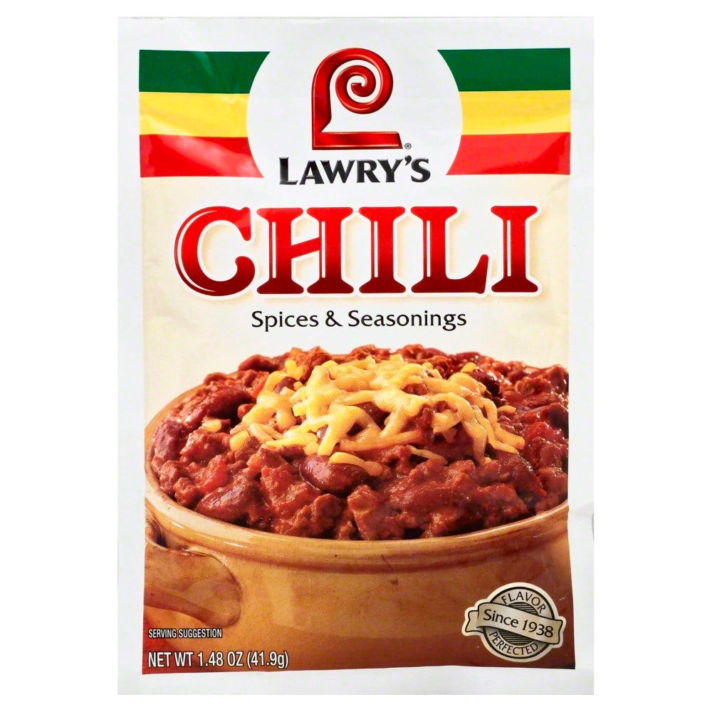 Lawry's Spices & Seasonings Chili - Case of 12 - 1.48oz