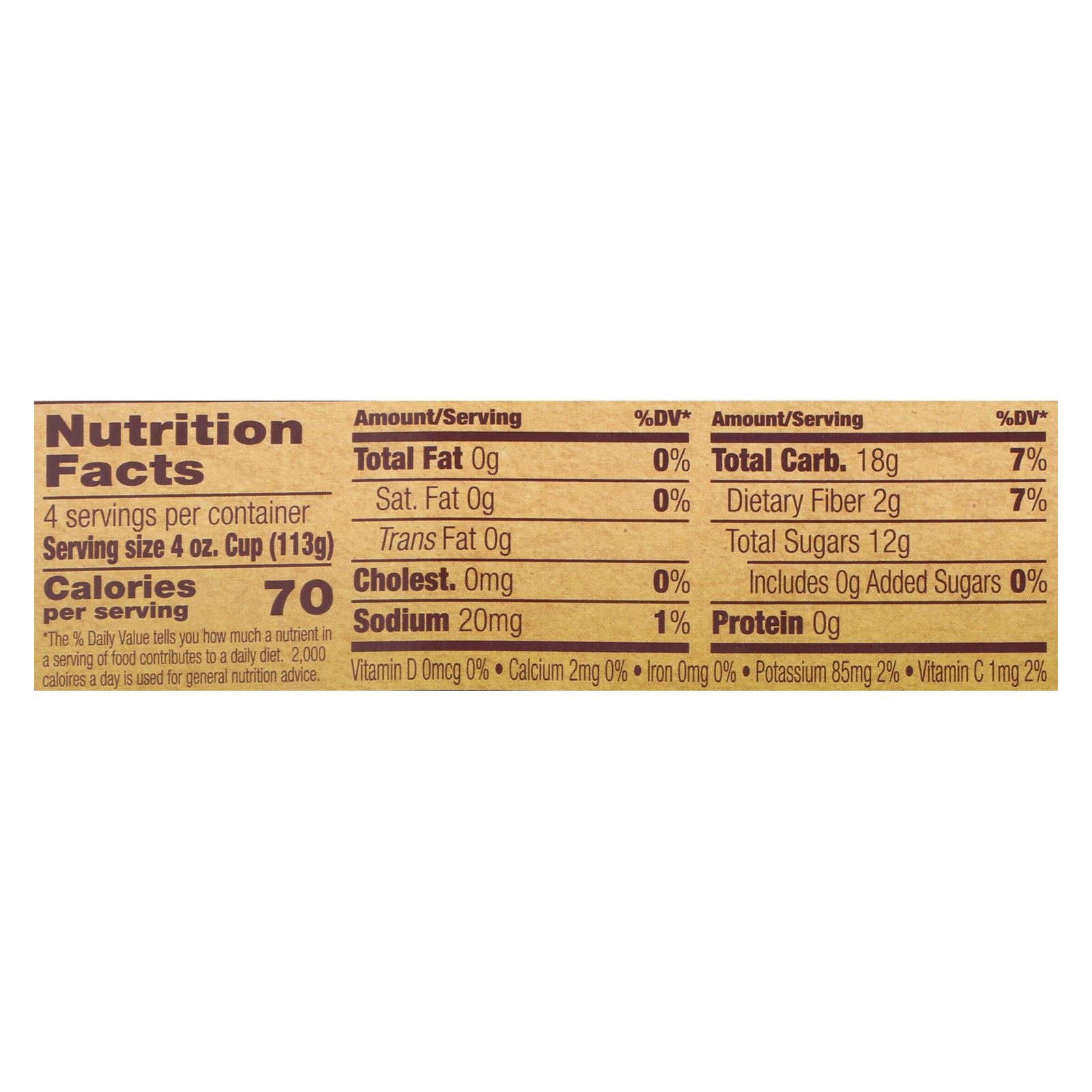 North Coast Organic Applesauce - Case of 12 - 4/4 OZ