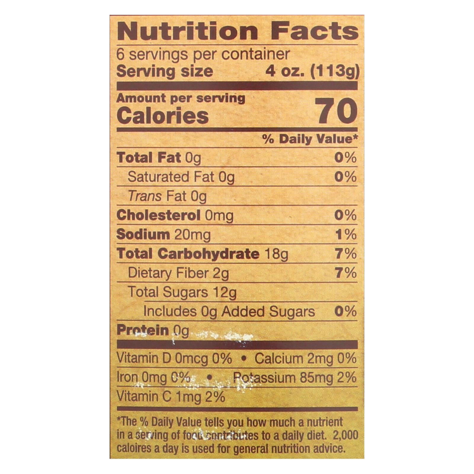 North Coast Organic Apple Sauce - Case of 12 - 24 FZ
