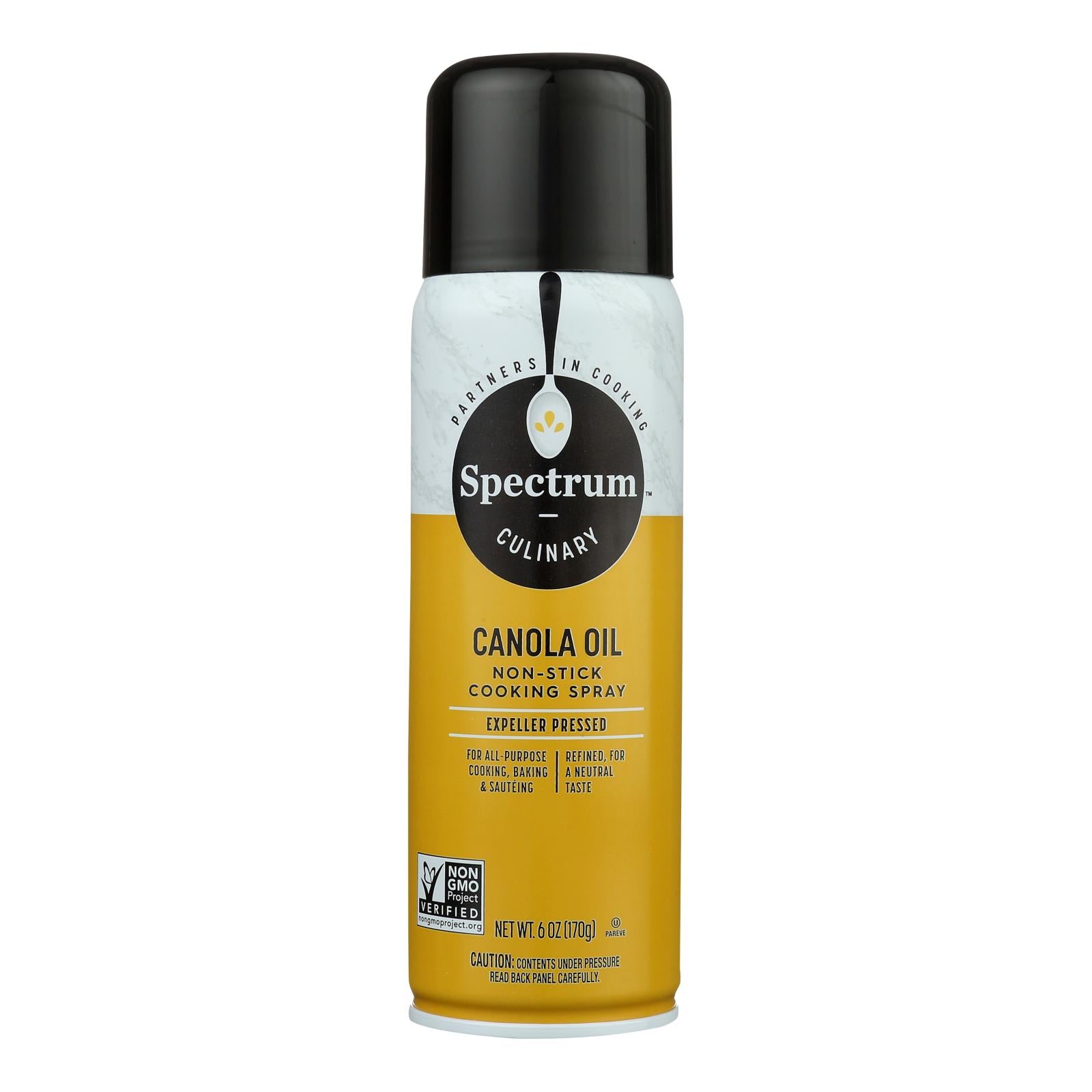 Spectrum Naturals Spray Oil - Canola - High Heat - 6 Oz - Case Of 6