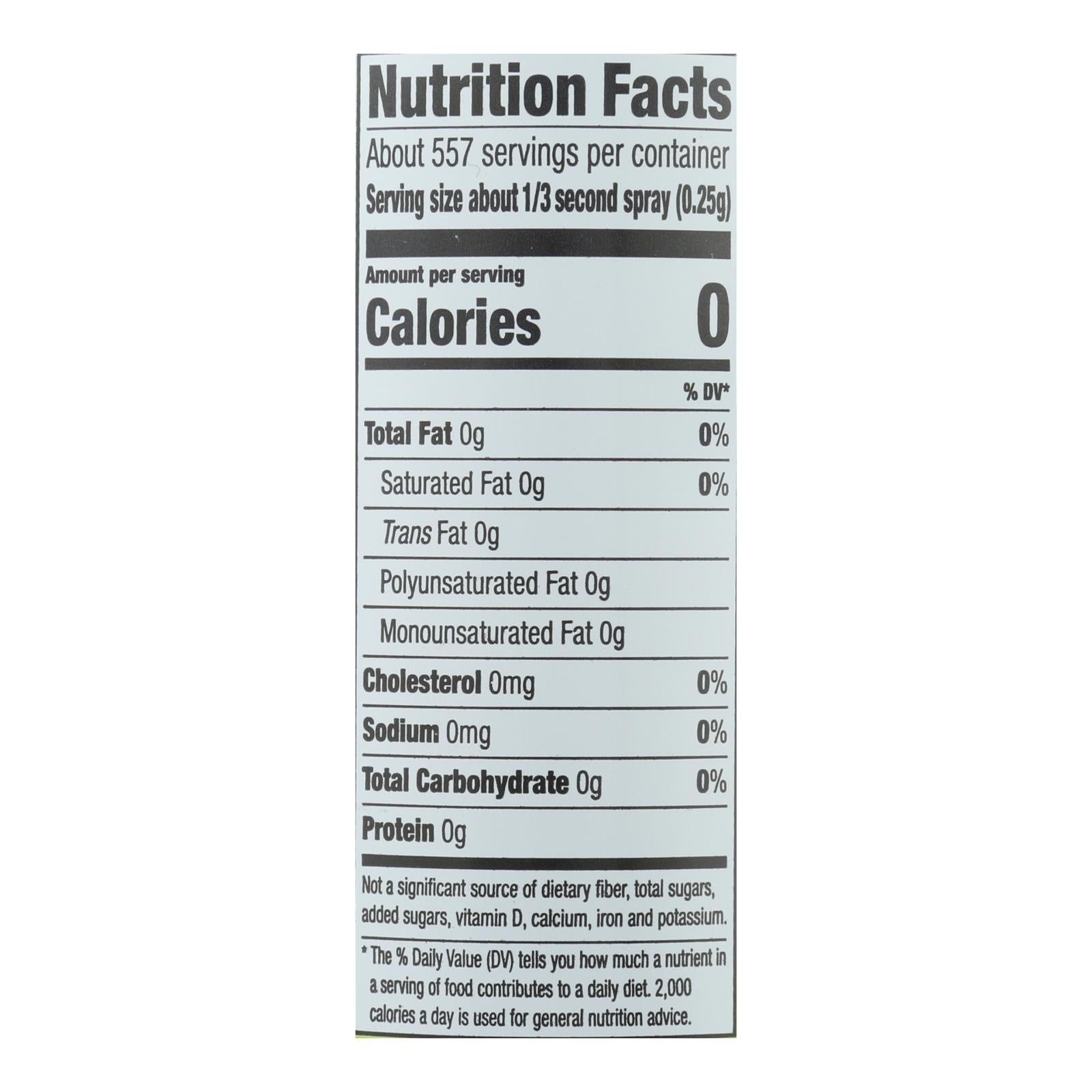 Spectrum Naturals Extra Virgin Olive Spray Oil - Case Of 6 - 6 Fl Oz.