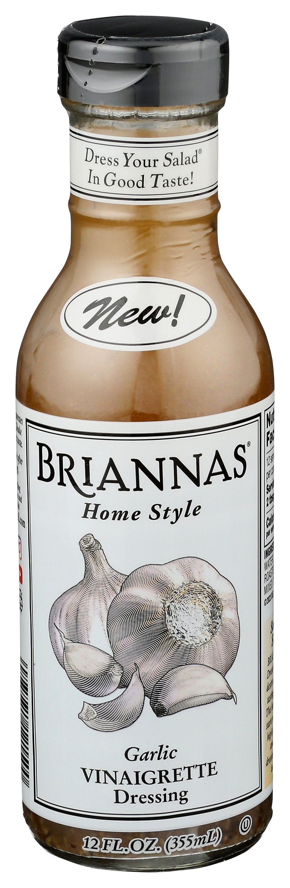 BRIANNAS DRESSING GARLIC VNAGRTTE - Case of 6
