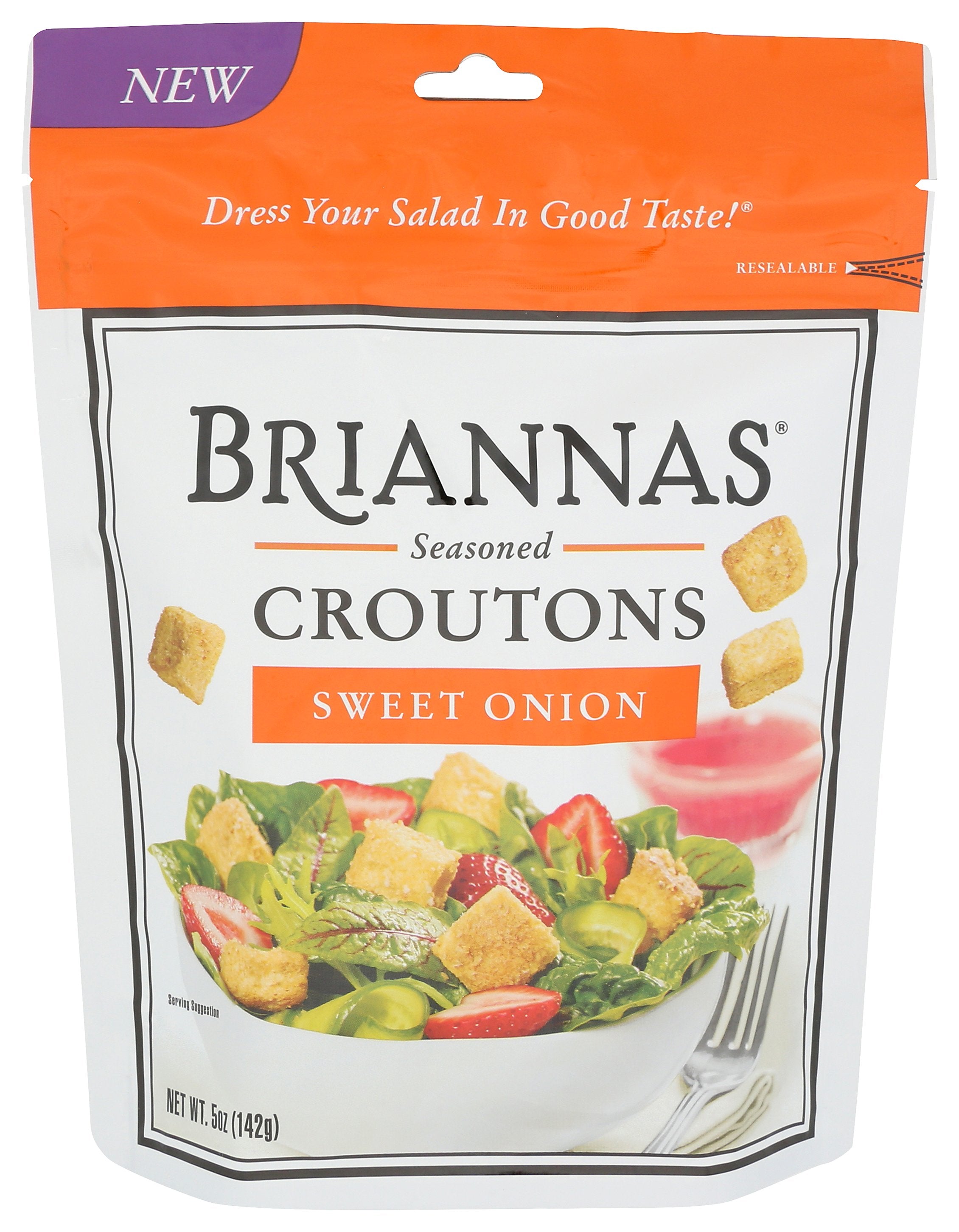 BRIANNAS CROUTONS SWEET ONION - Case of 6