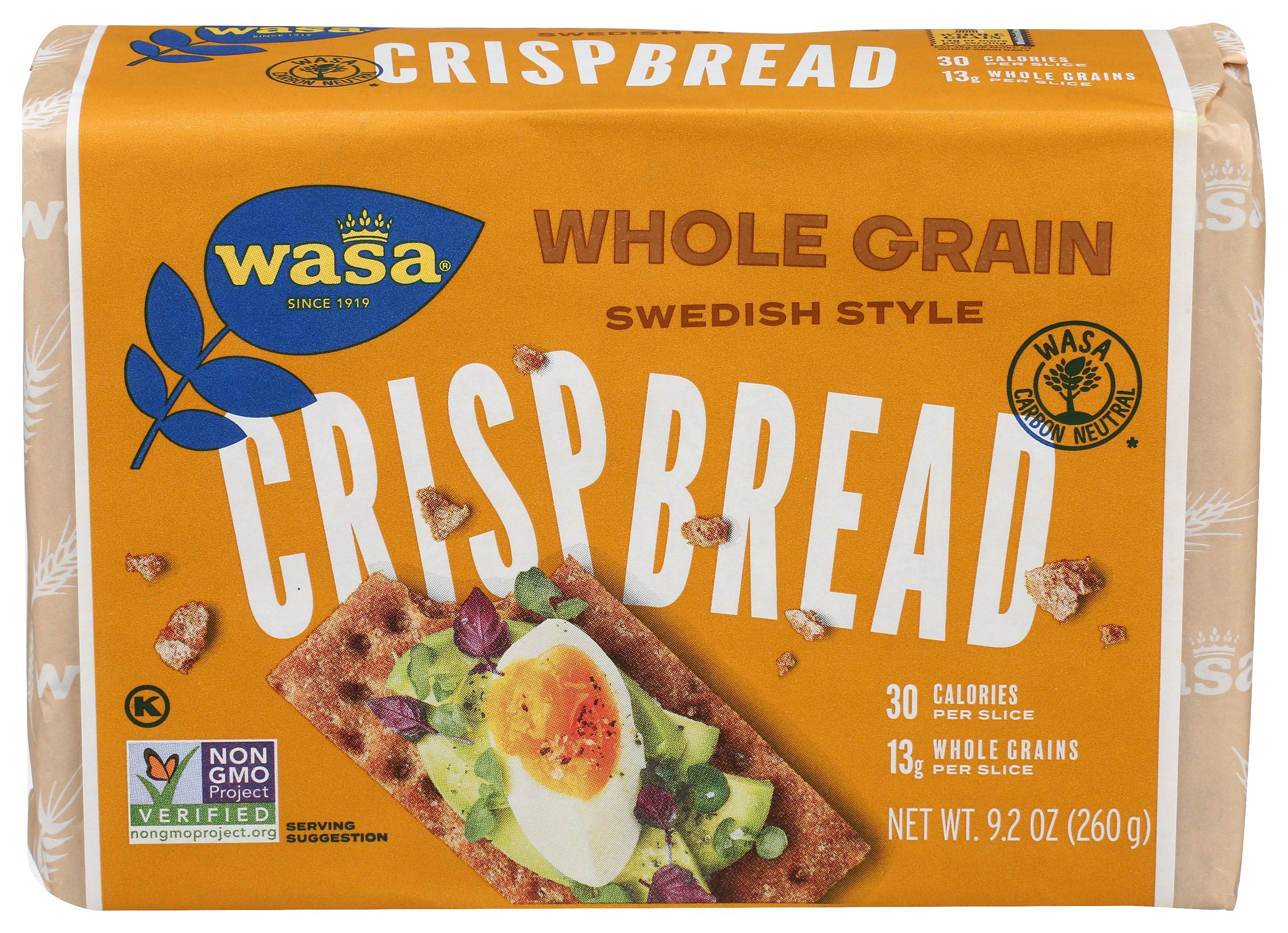 WASA CRISPBREAD WHL GRAIN