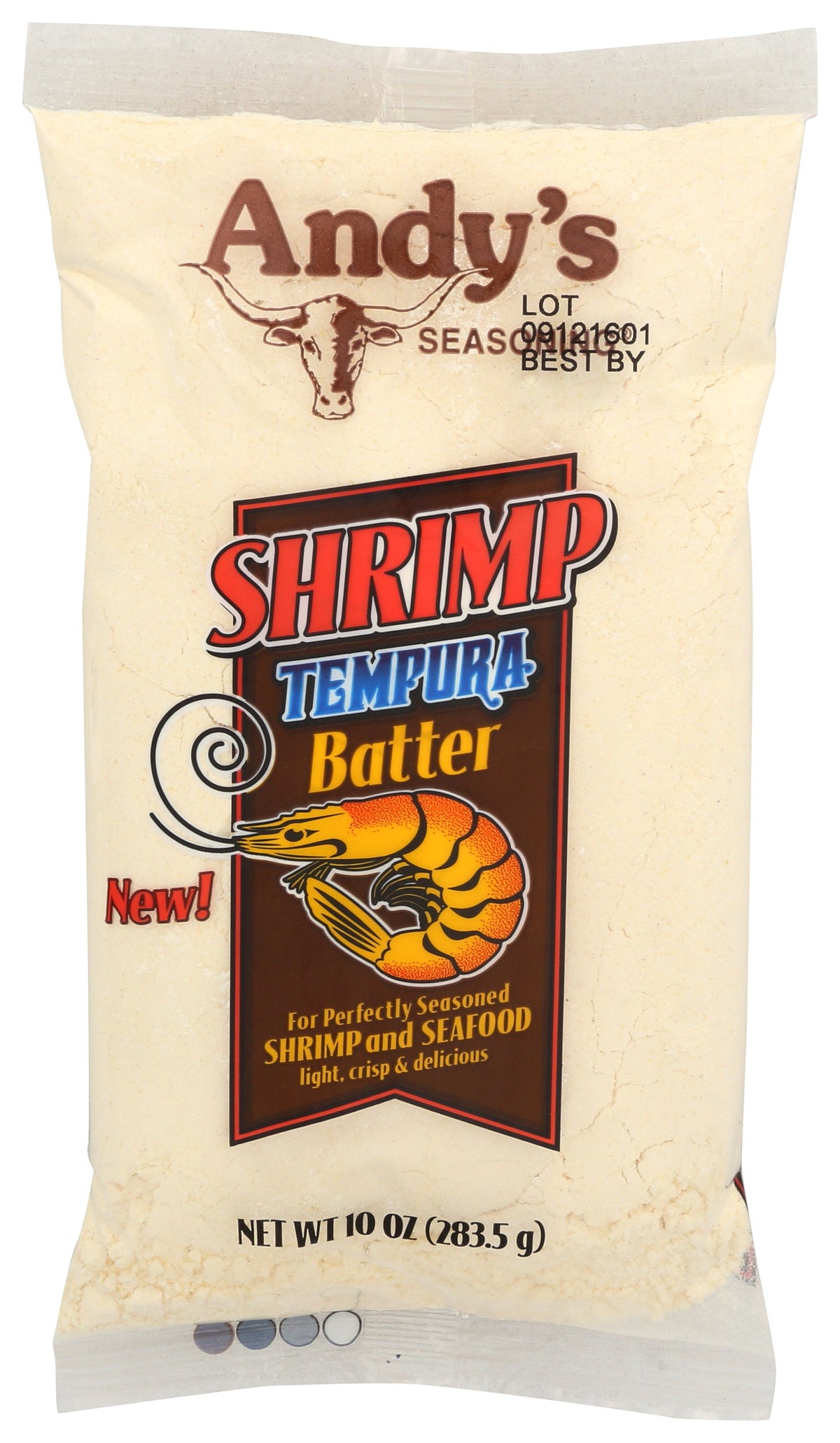 ANDYS BATTER SHRIMP TEMPURA - Case of 12