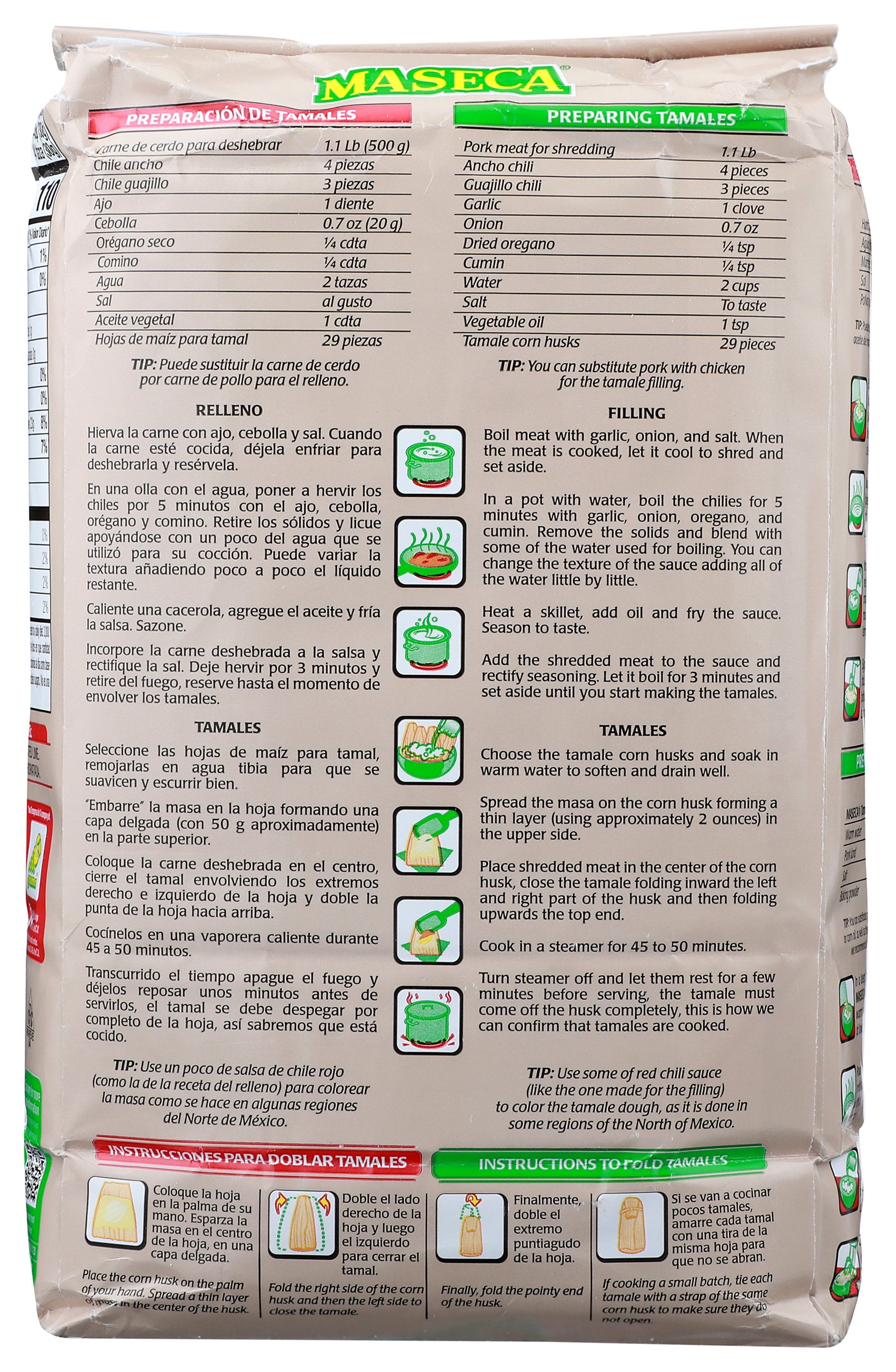 MASECA FLOUR TAMALE - Case of 10