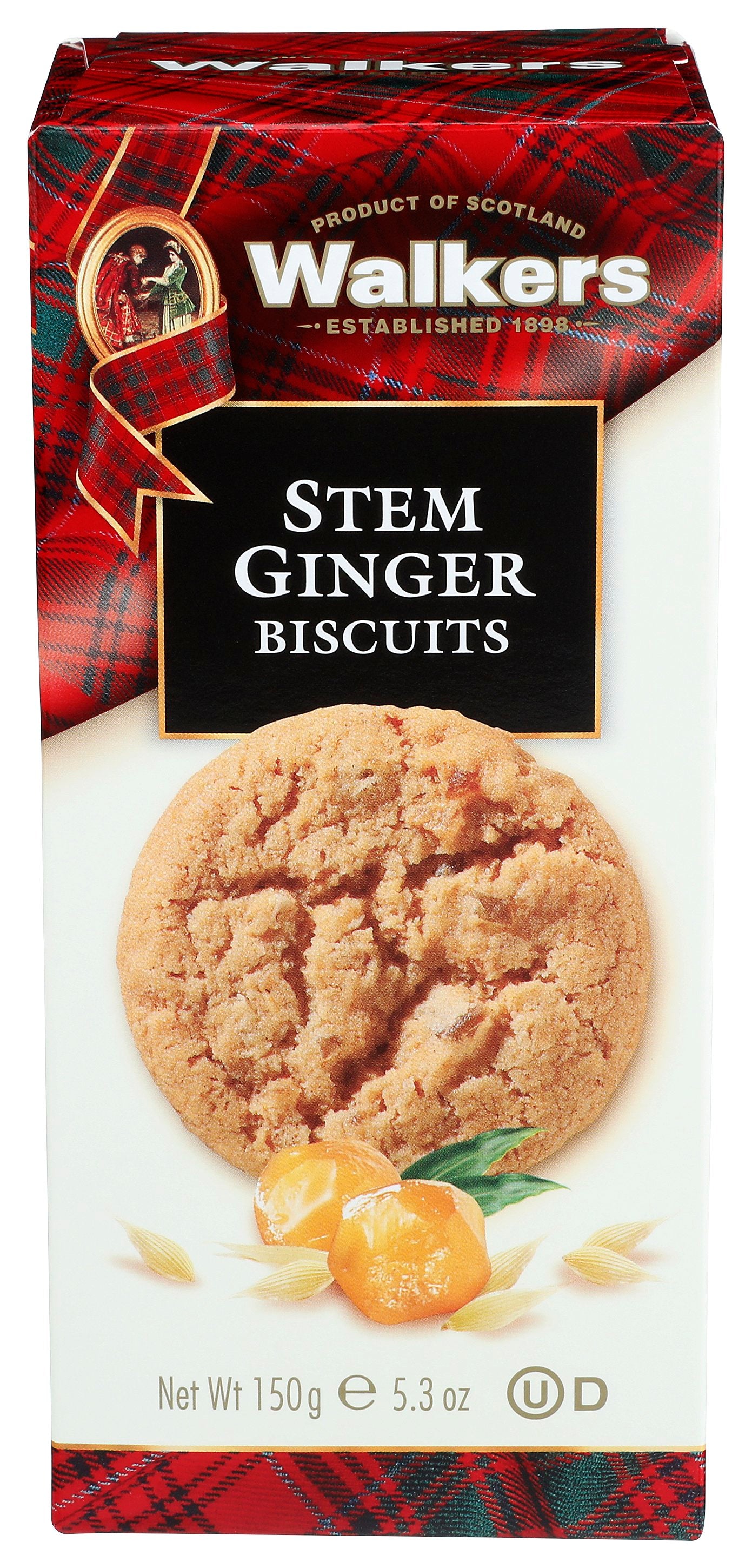 WALKERS COOKIE STEM GINGER - Case of 12