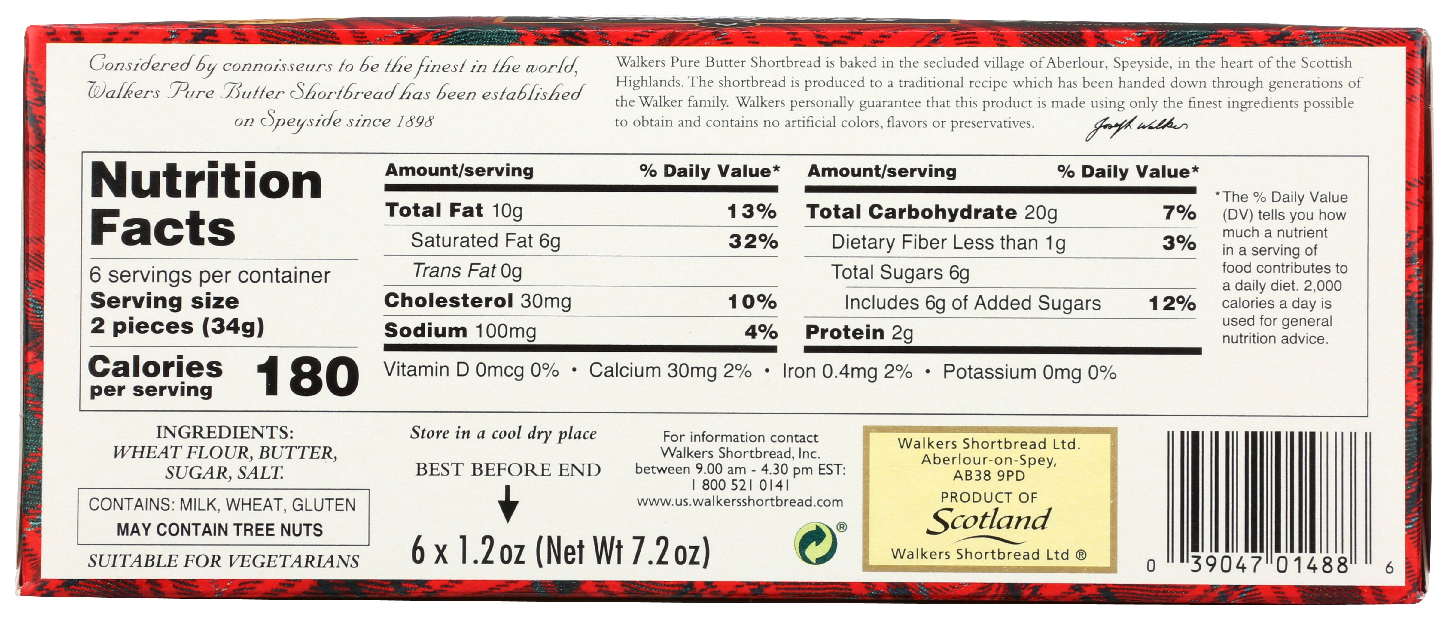 WALKERS SHORTBREAD RNDS SNK PK - Case of 6