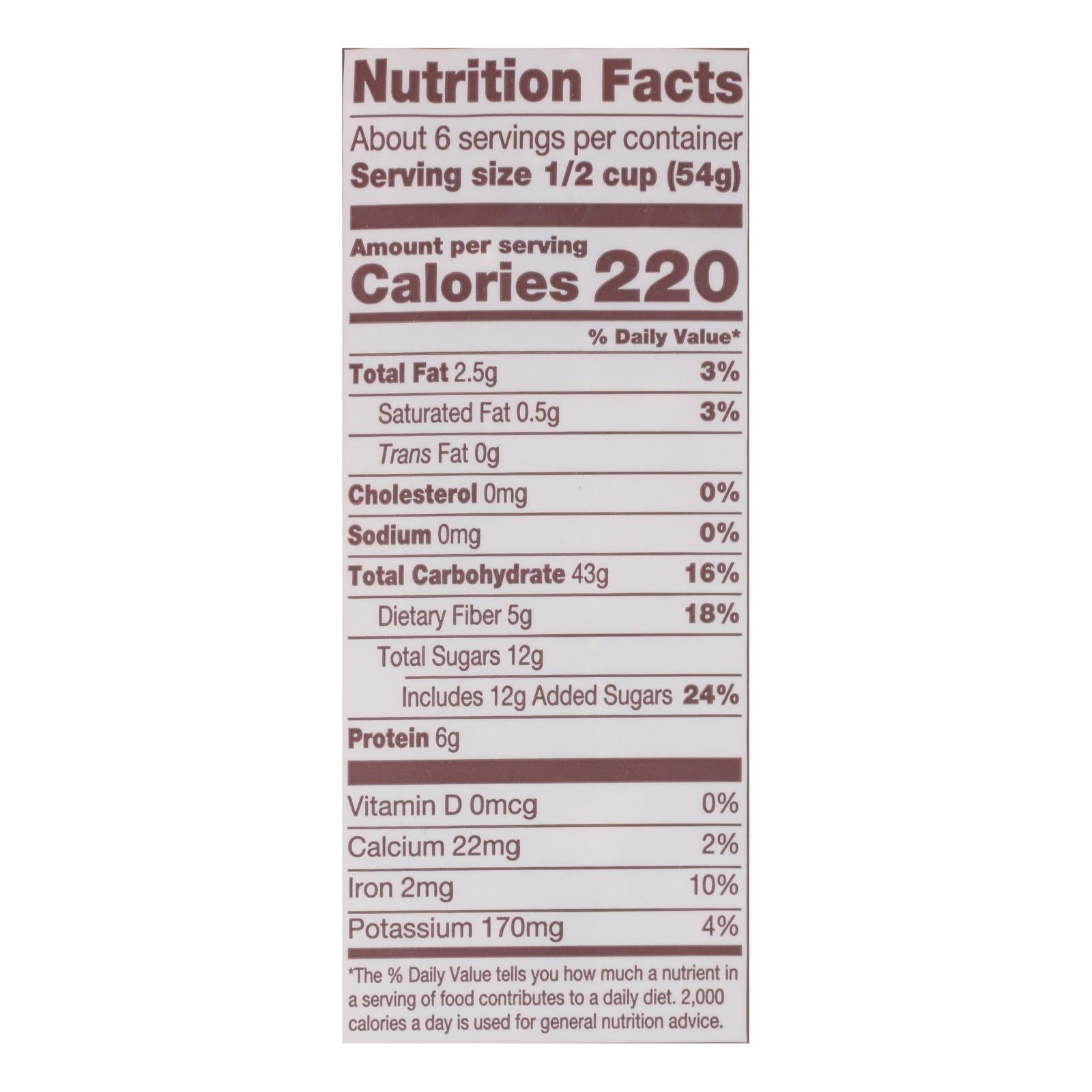 Bob's Red Mill Whole Grain Granola, 12oz, Pack of 4
