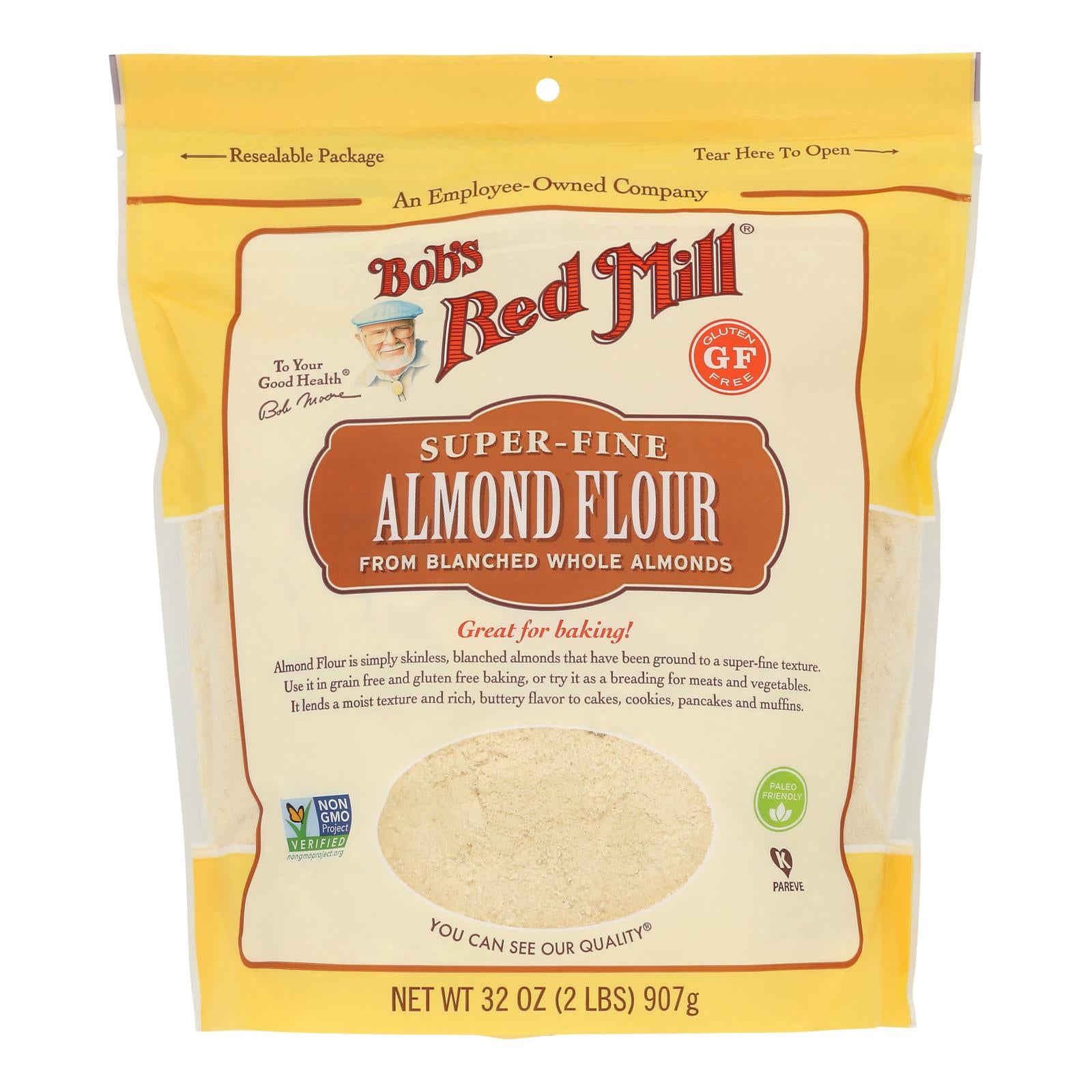 Bob's Red Mill Blanched Almond Flour, 4-Pack, 32 Oz Each