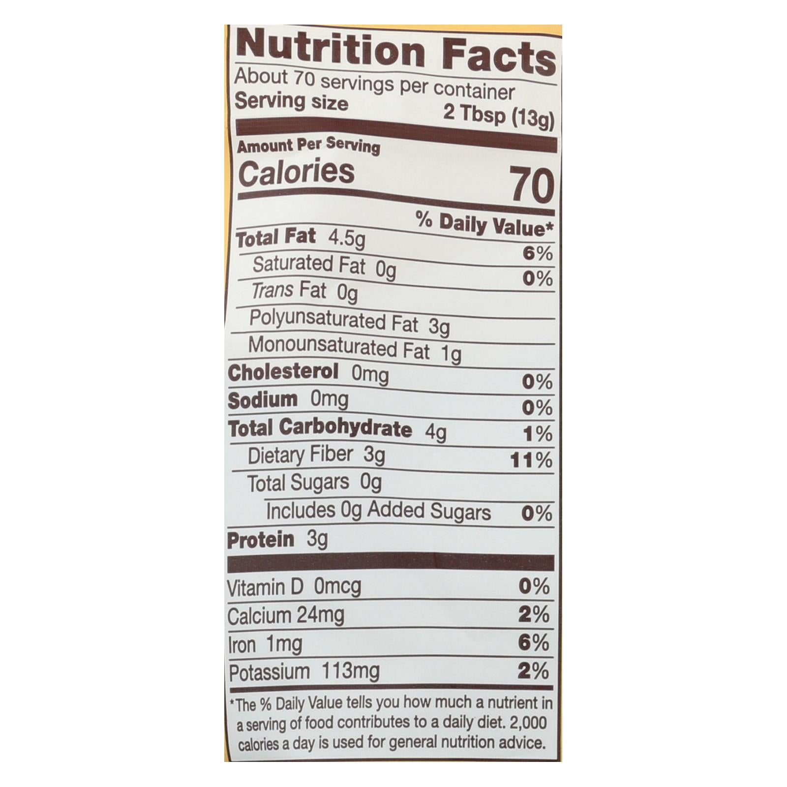 Bob's Red Mill Organic Brown Flaxseed Meal, 4x32 Oz