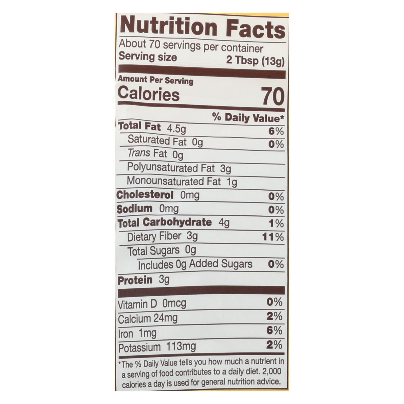Bob's Red Mill Organic Golden Flaxseed Meal, 4x32 Oz Case