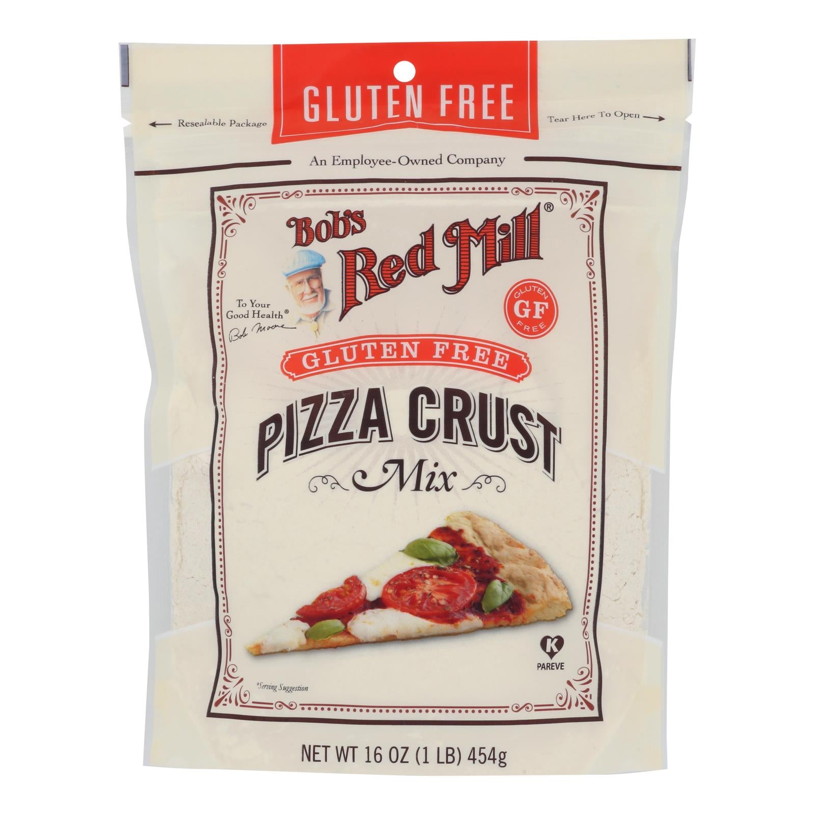 Bob's Red Mill Gluten-Free Pizza Crust Mix, 4-Pack, 16oz