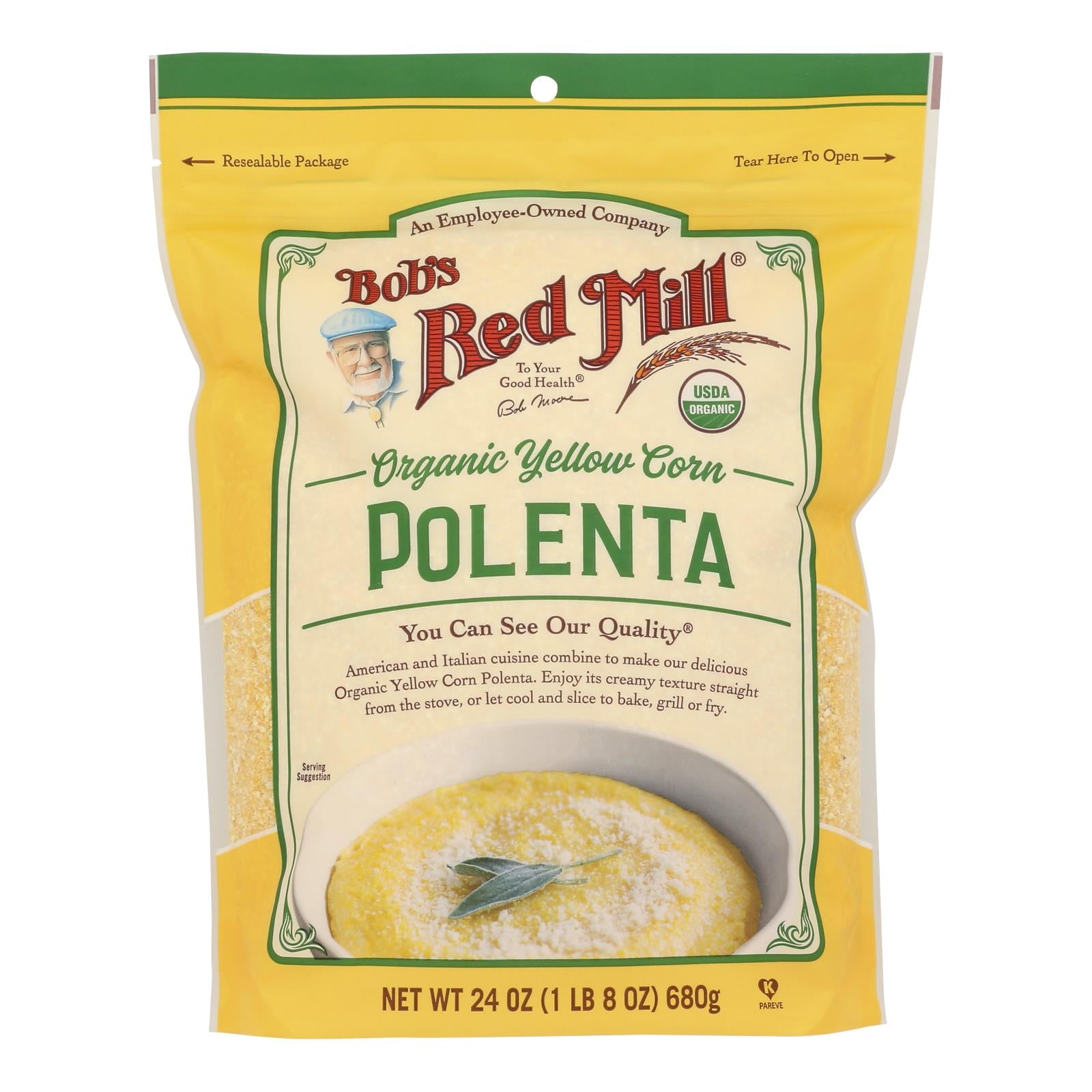 Bob's Red Mill - Corn Grits Polenta - Case Of 4 - 24 Oz