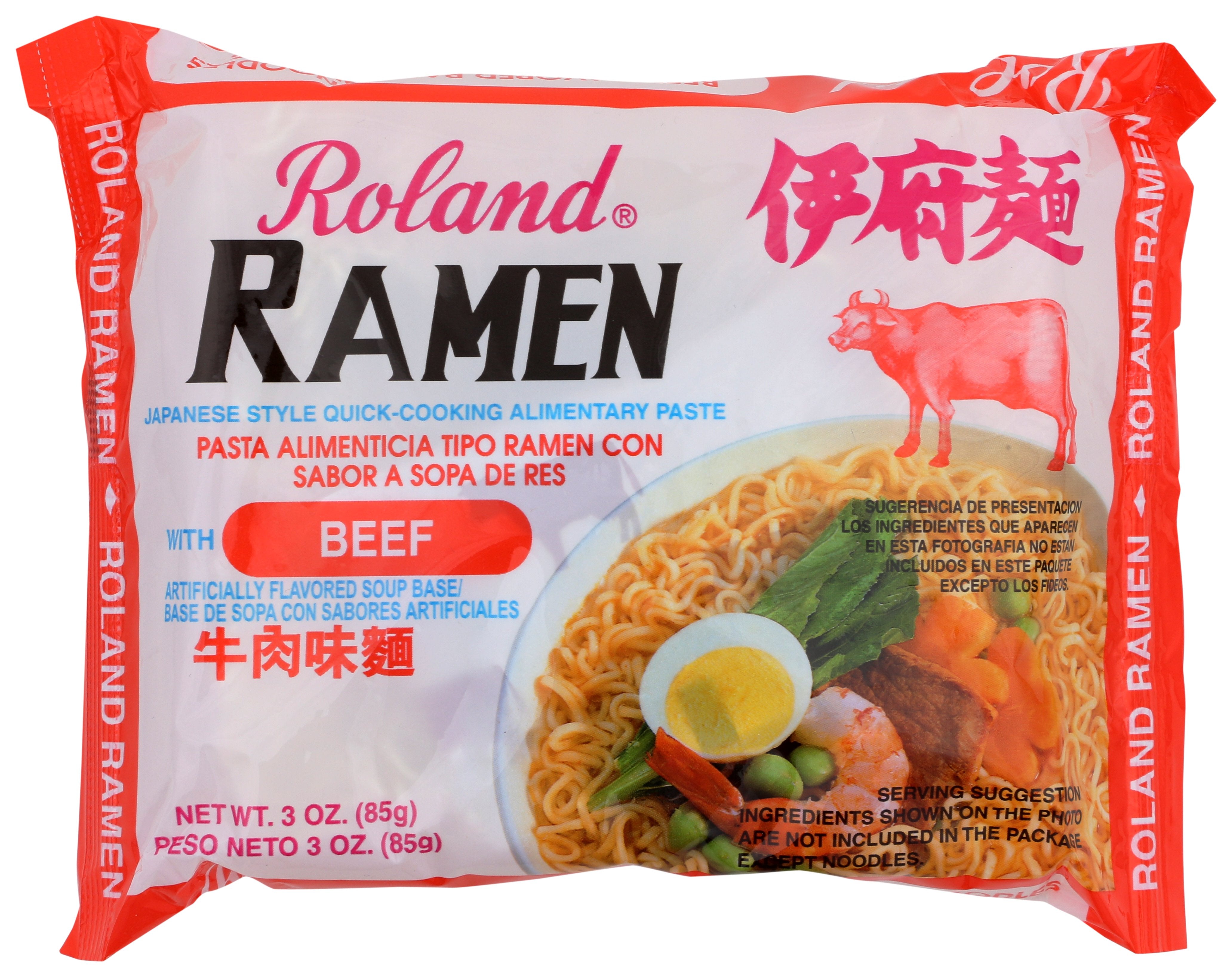 ROLAND RAMEN BEEF - Case of 30