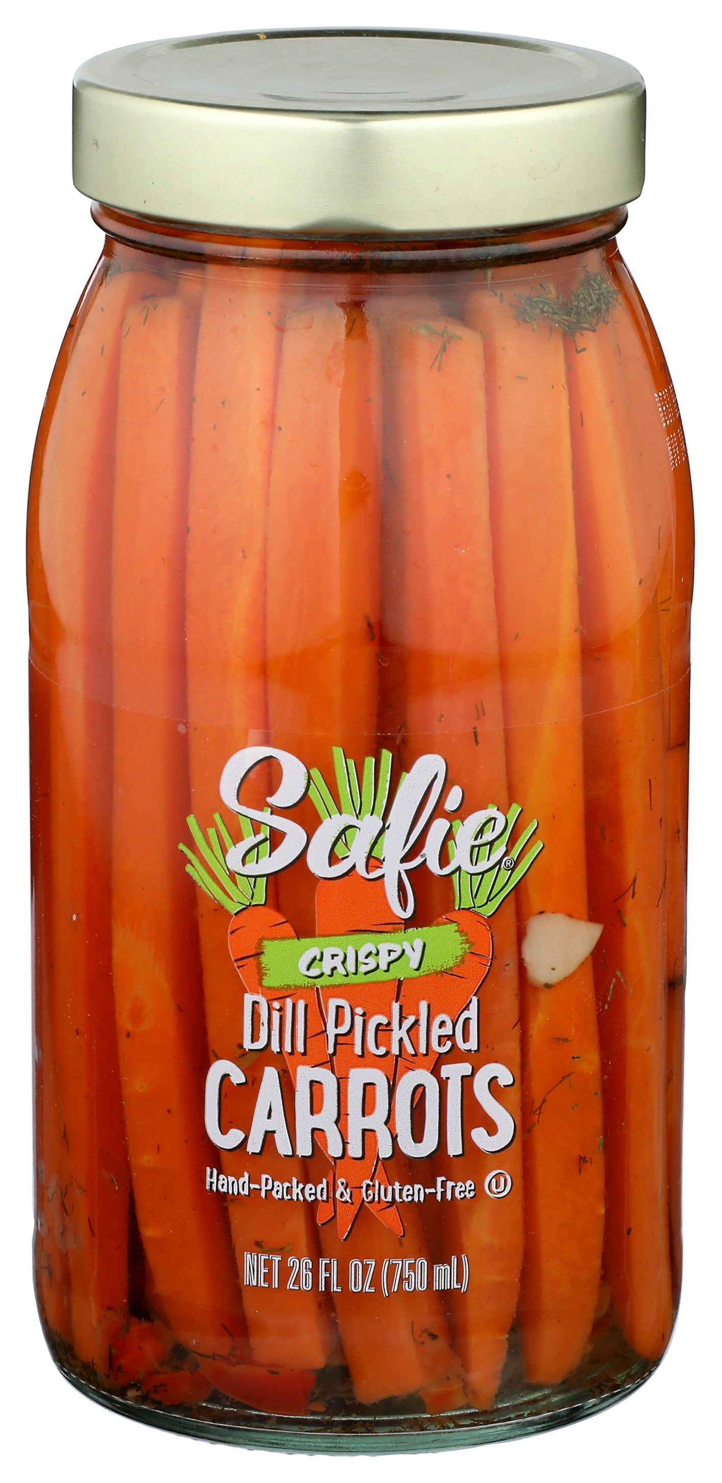 SAFIE CARROTS PICKLED DILL CRSP - Case of 6