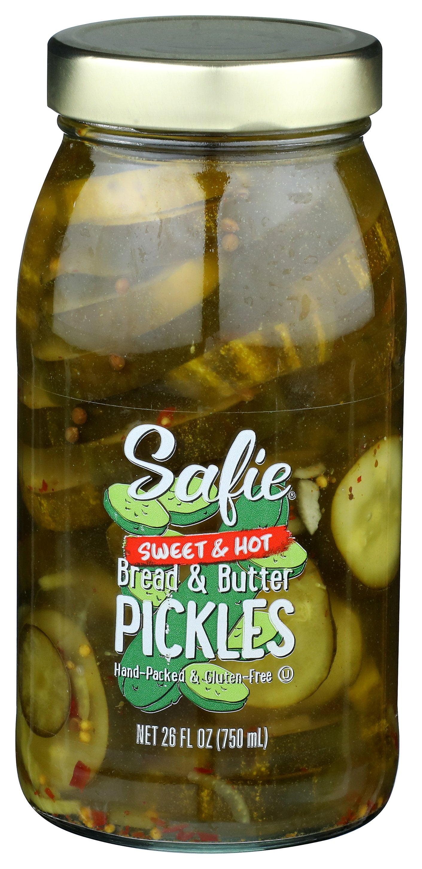 SAFIE PICKLES SWT HOT BRD BUTTR - Case of 6
