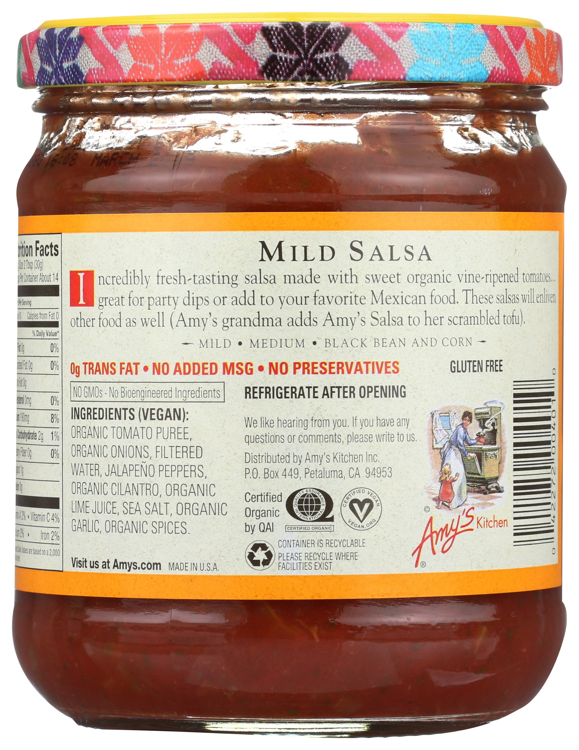 AMYS SALSA MILD