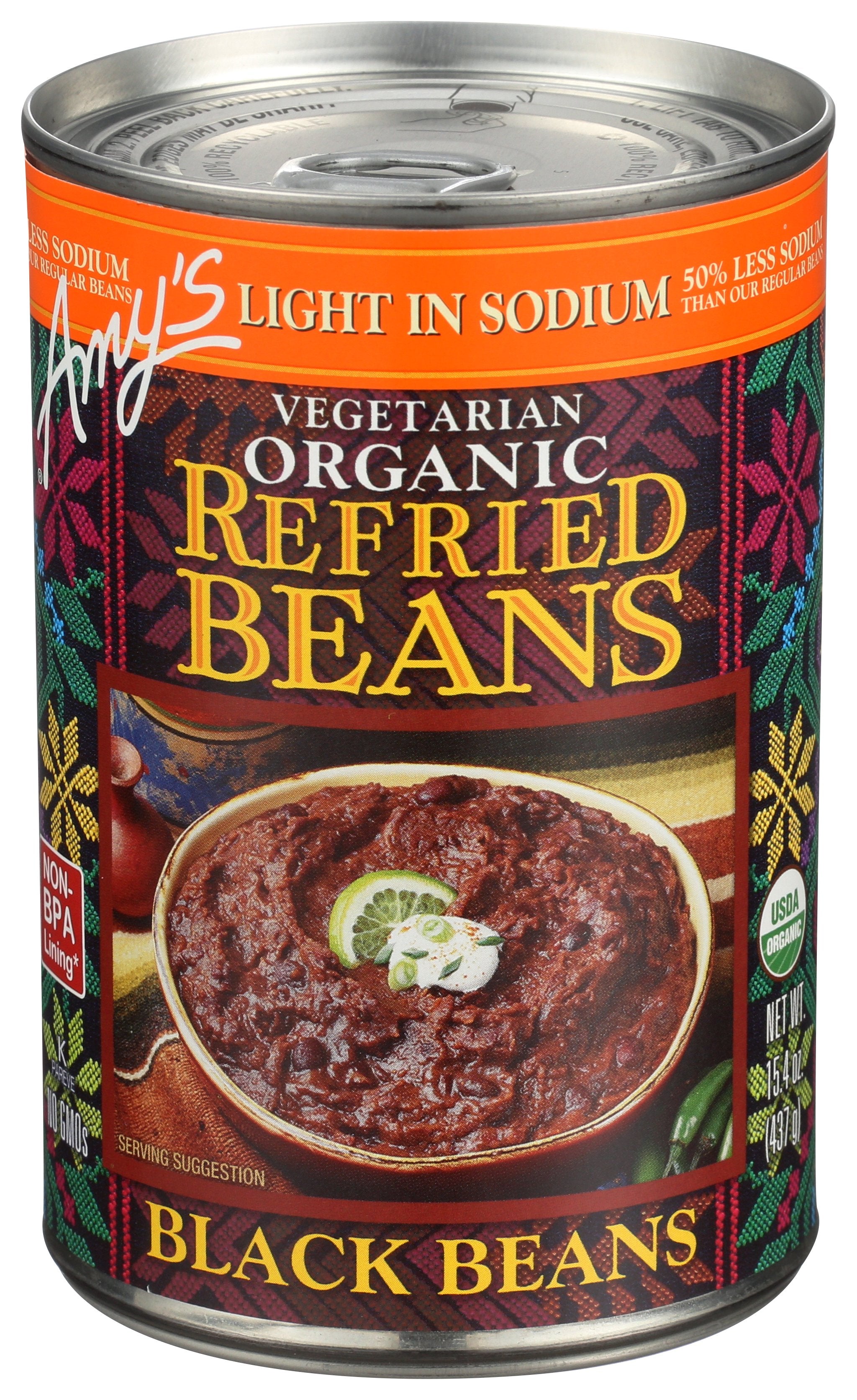 AMYS BEAN REFRIED LS BLACK