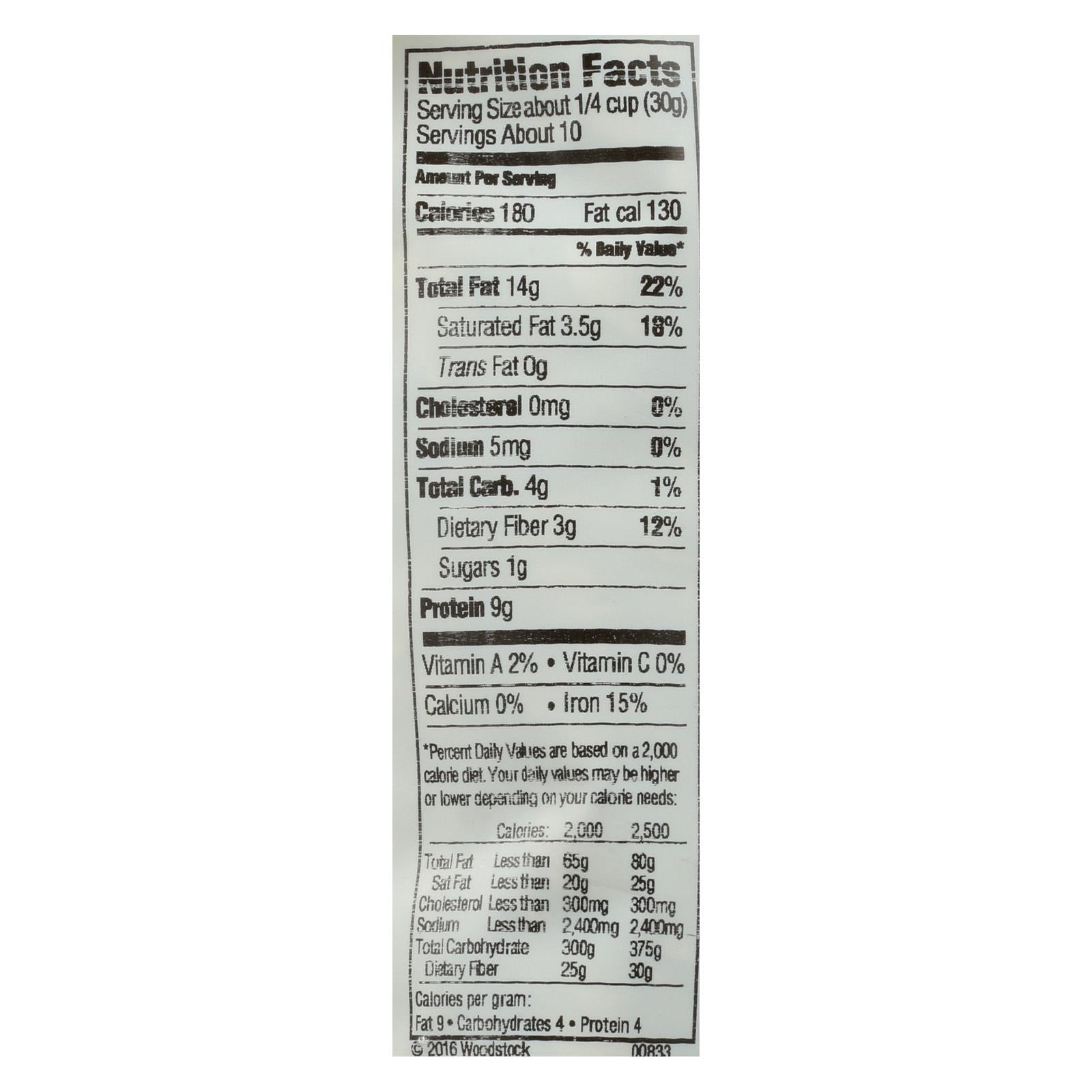 Woodstock Organic Unsalted Pumpkin Seeds, 8-Pack, 11 Oz