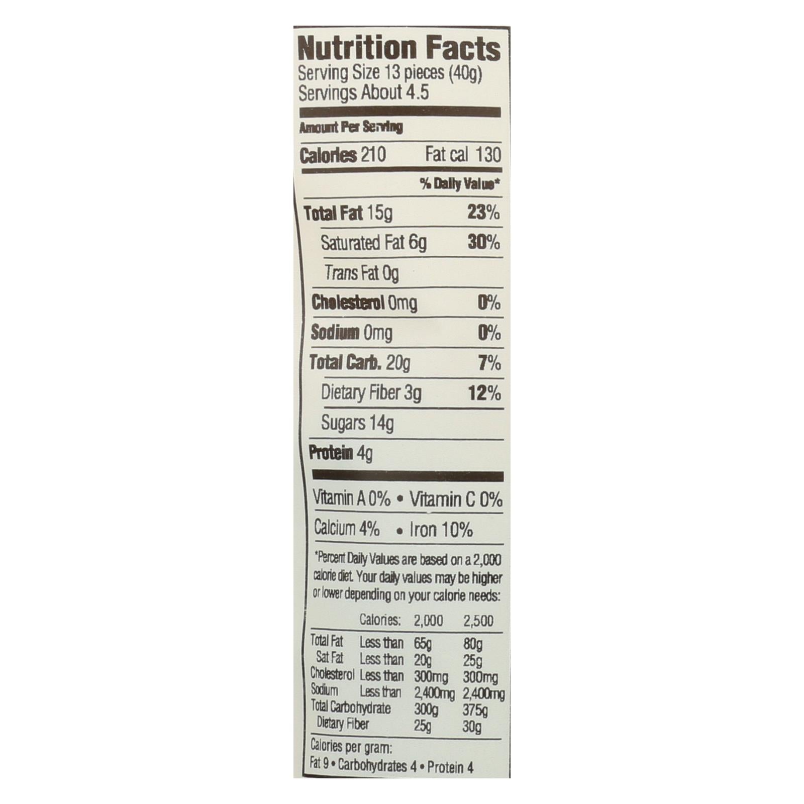 Woodstock Organic Dark Chocolate Almonds, 8-Pk, 6.5 OZ