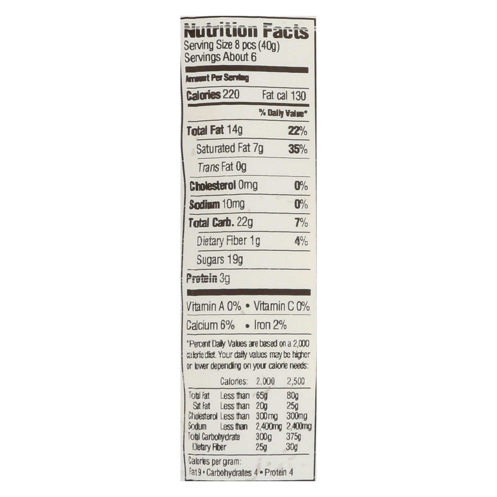 Woodstock Yogurt Almonds - Case of 8 - 8.5 OZ