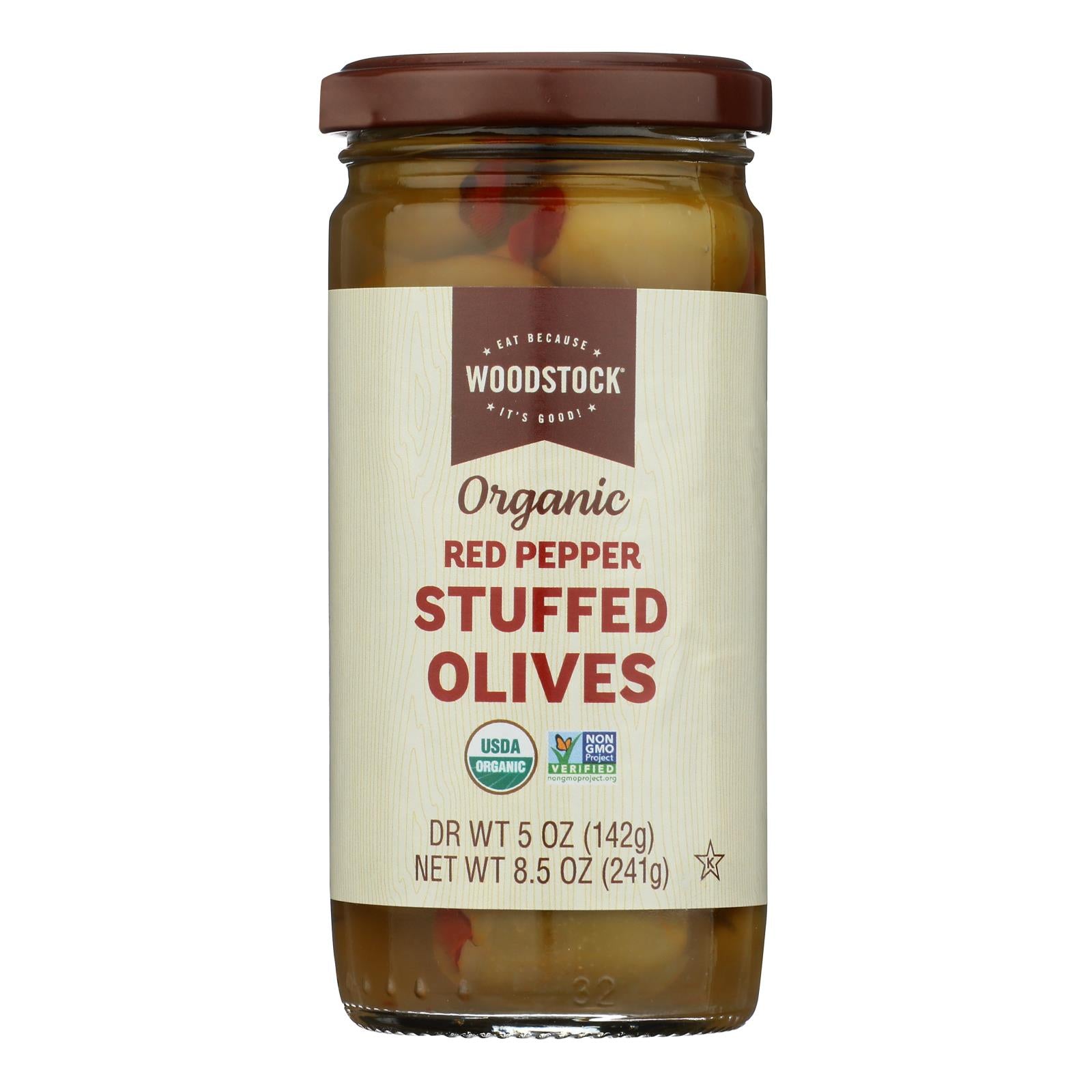 Woodstock - Olivs Og2 Red Peppr Stffd - CS of 12-8.5 OZ