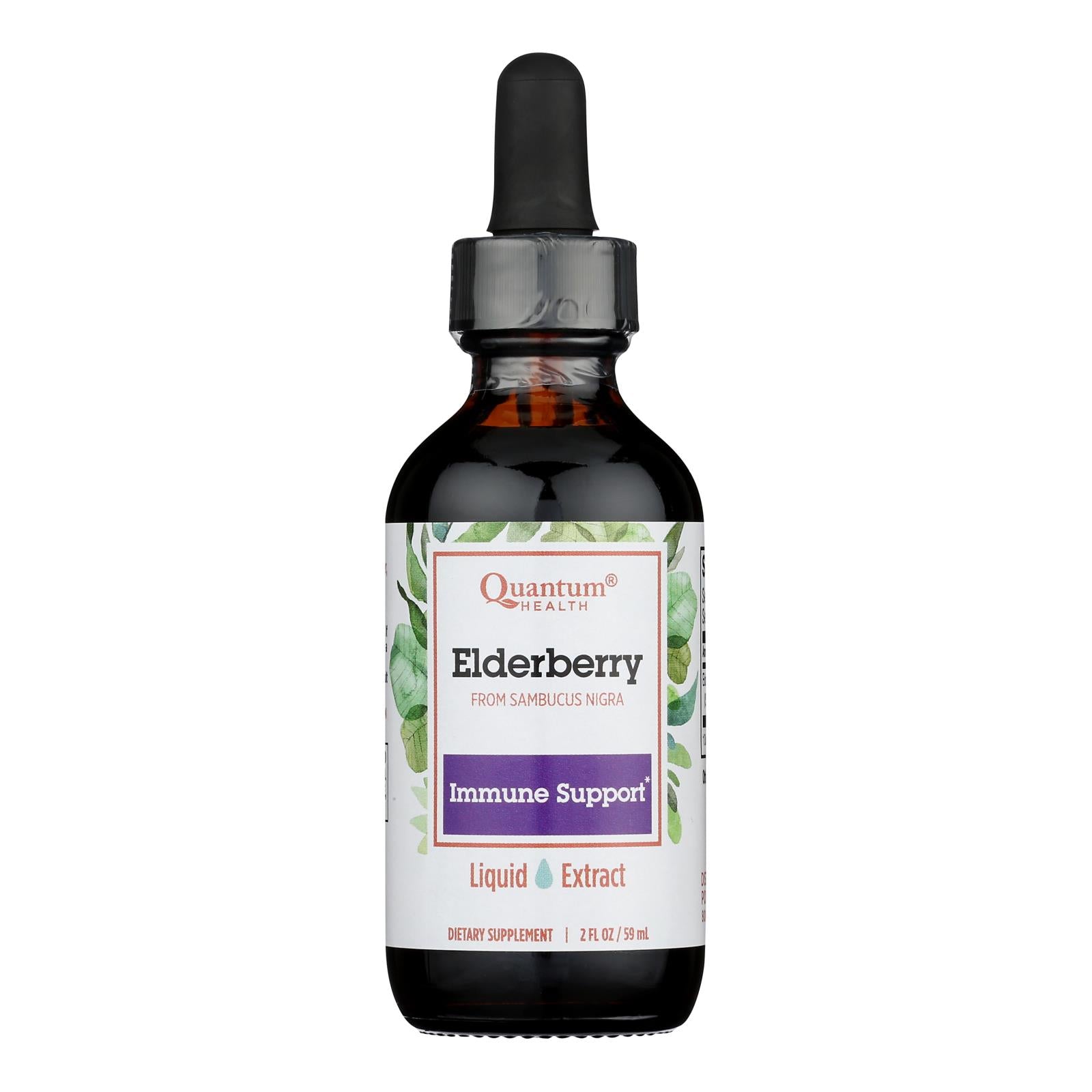 Quantum Elderberry Immune Defense Extract - 2 Fl Oz