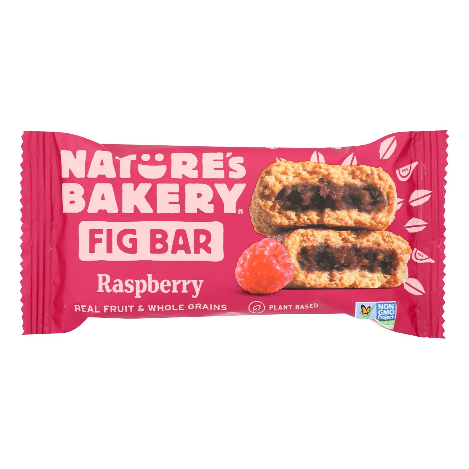 Nature's Bakery Raspberry Fig Bars, Whole Wheat, 2oz, 12pk