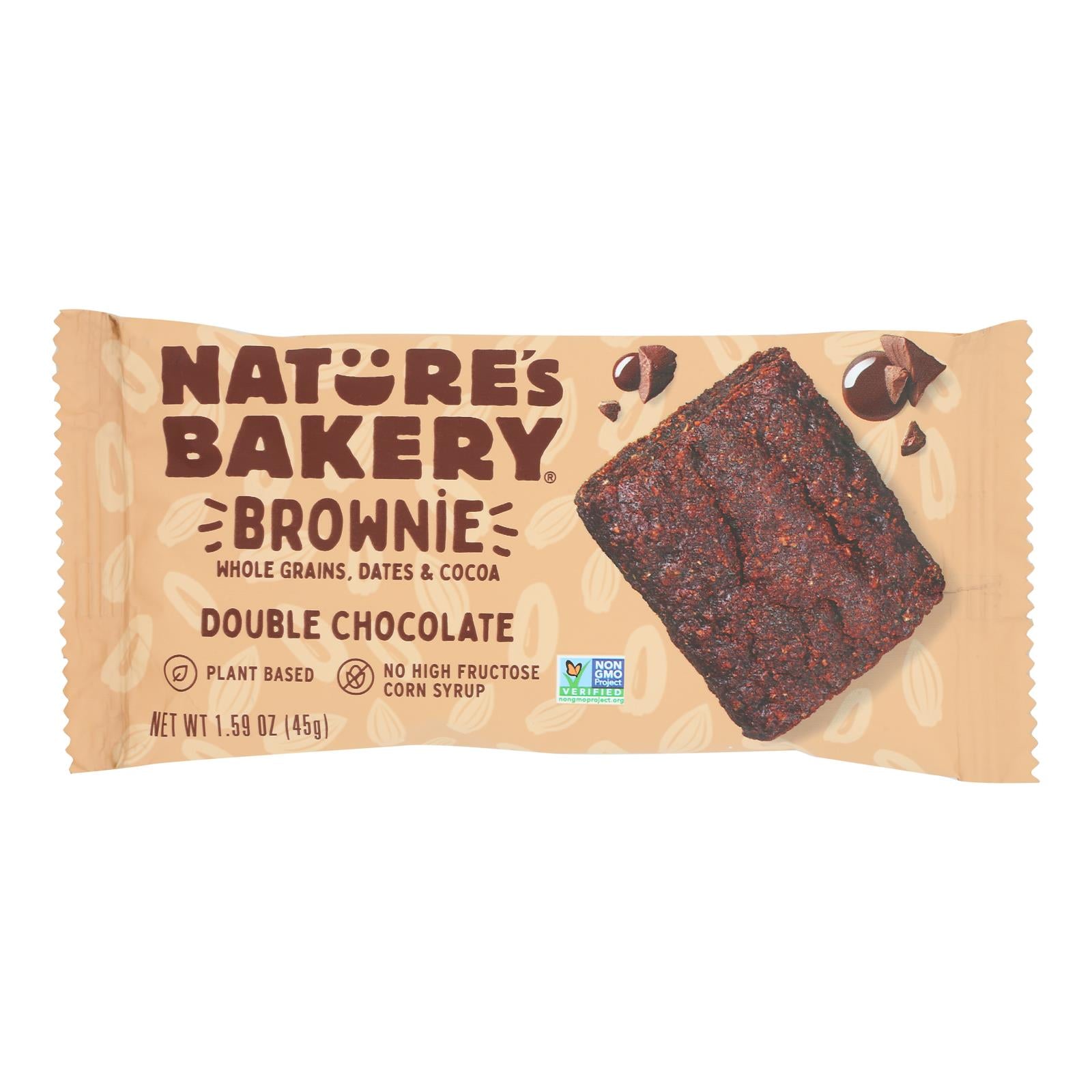 Nature's Bakery Double Chocolate Brownie, 12-Pack, 1.59oz