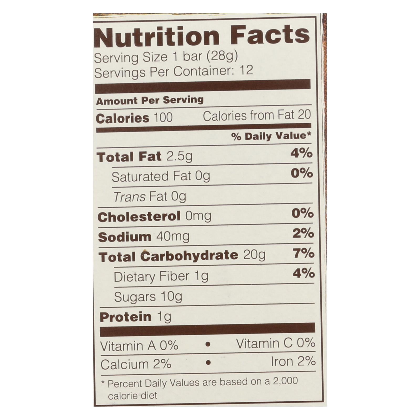 Nature's Bakery Blueberry Fig Bar - Gluten Free - 6 Pack