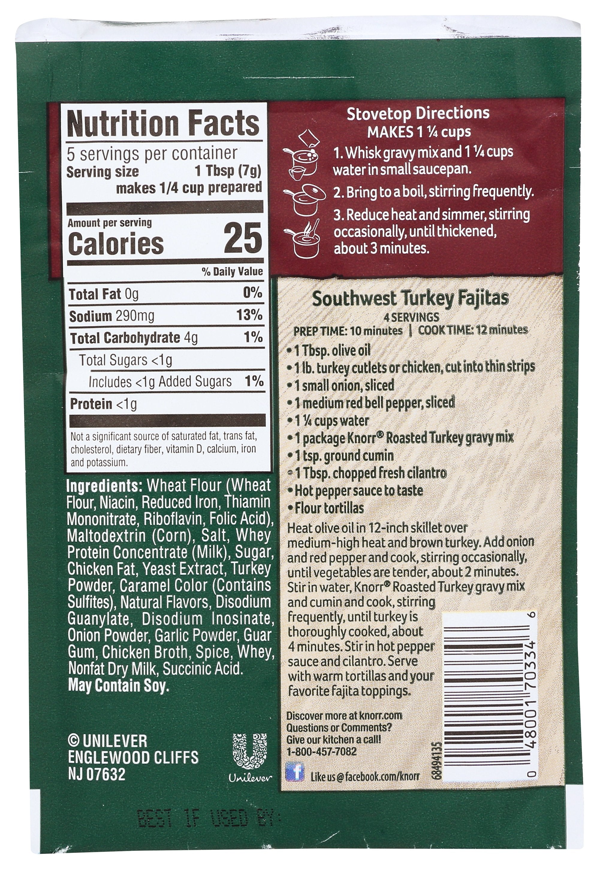 KNORR MIX GRAVY RSTD TURKEY - Case of 24