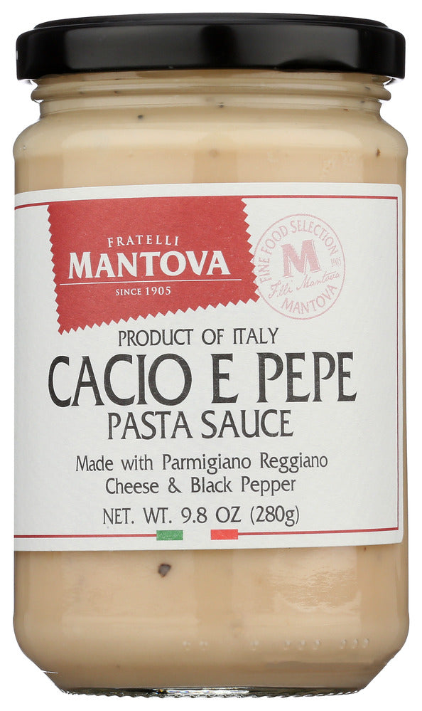 Mantova Pasta Sauce Cacio E Pepe - Case of 6 - 9.8 OZ