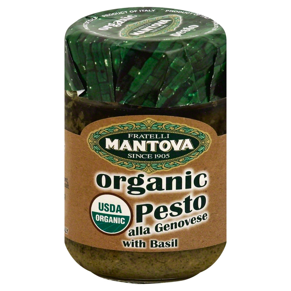 Mantova Pesto Sauce Genovese - Case of 12 - 4.6 OZ