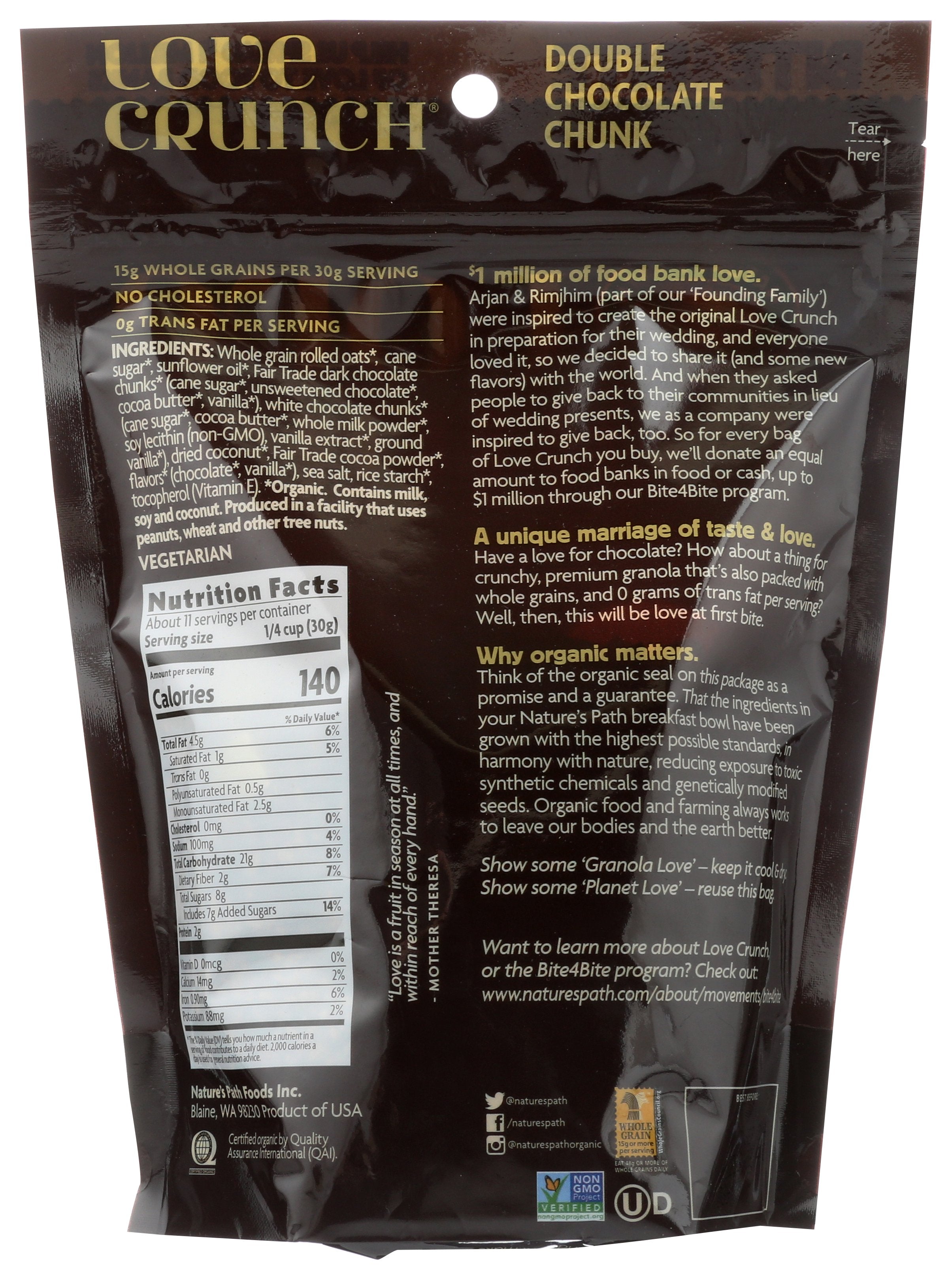 NATURES PATH GRANLA LV CRNCH DBL CHOC - Case of 6