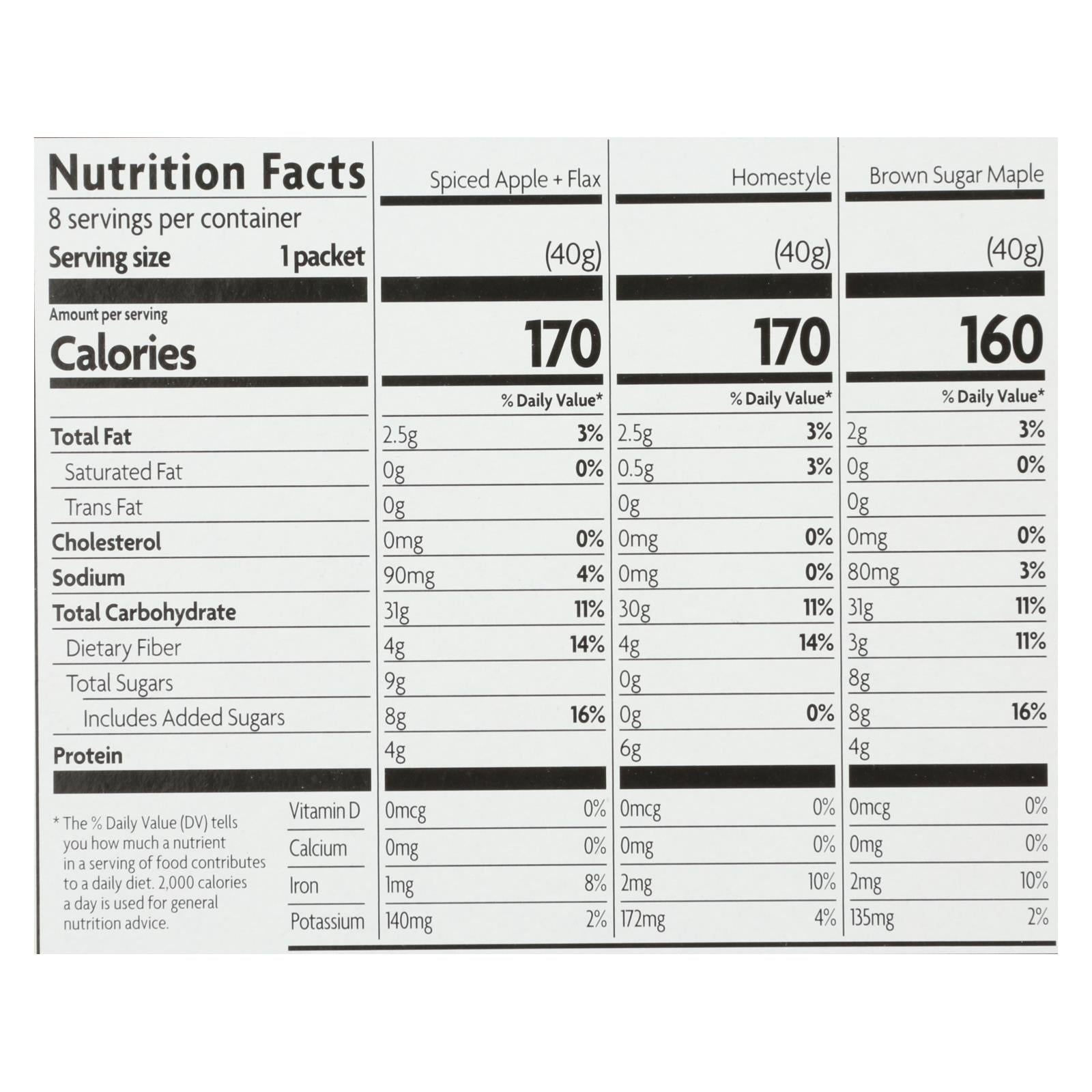 Nature's Path Organic Hot Oatmeal - Variety Pack - Case of 6 - 11.3 oz.