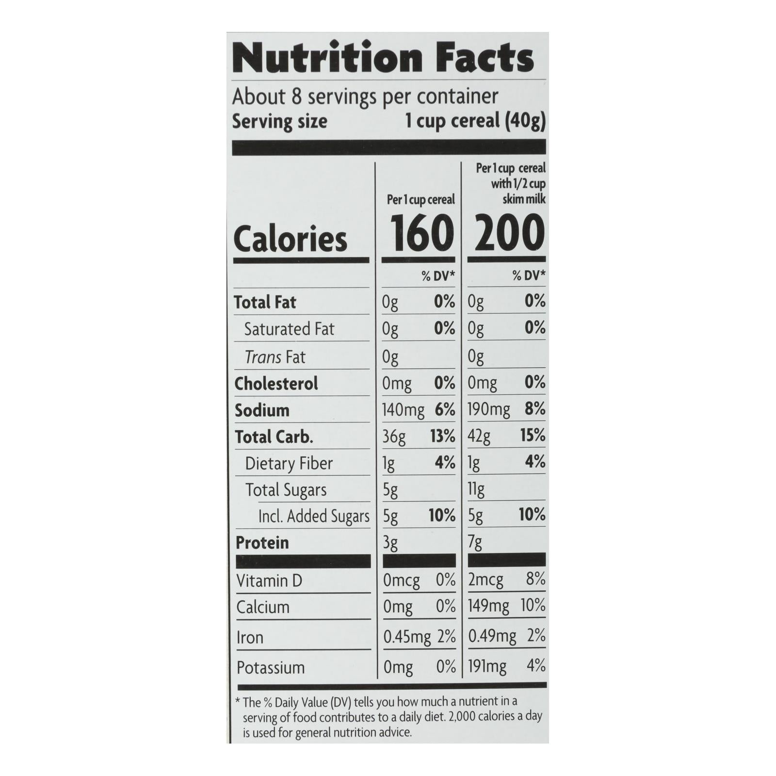 Nature's Path Organic Corn Flakes Cereal - Honey?d - Case Of 12 - 10.6 Oz.