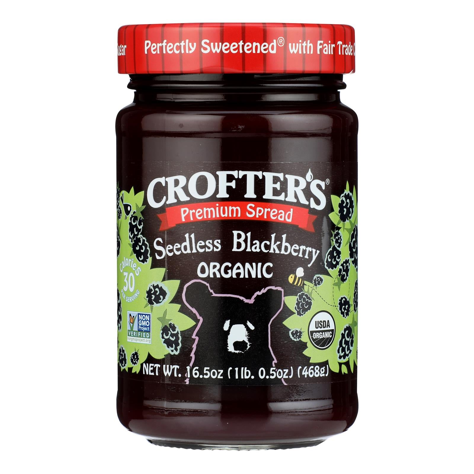 Crofters - Premim Sprd Blkby Sdl - Case of 6 - 16.5 OZ