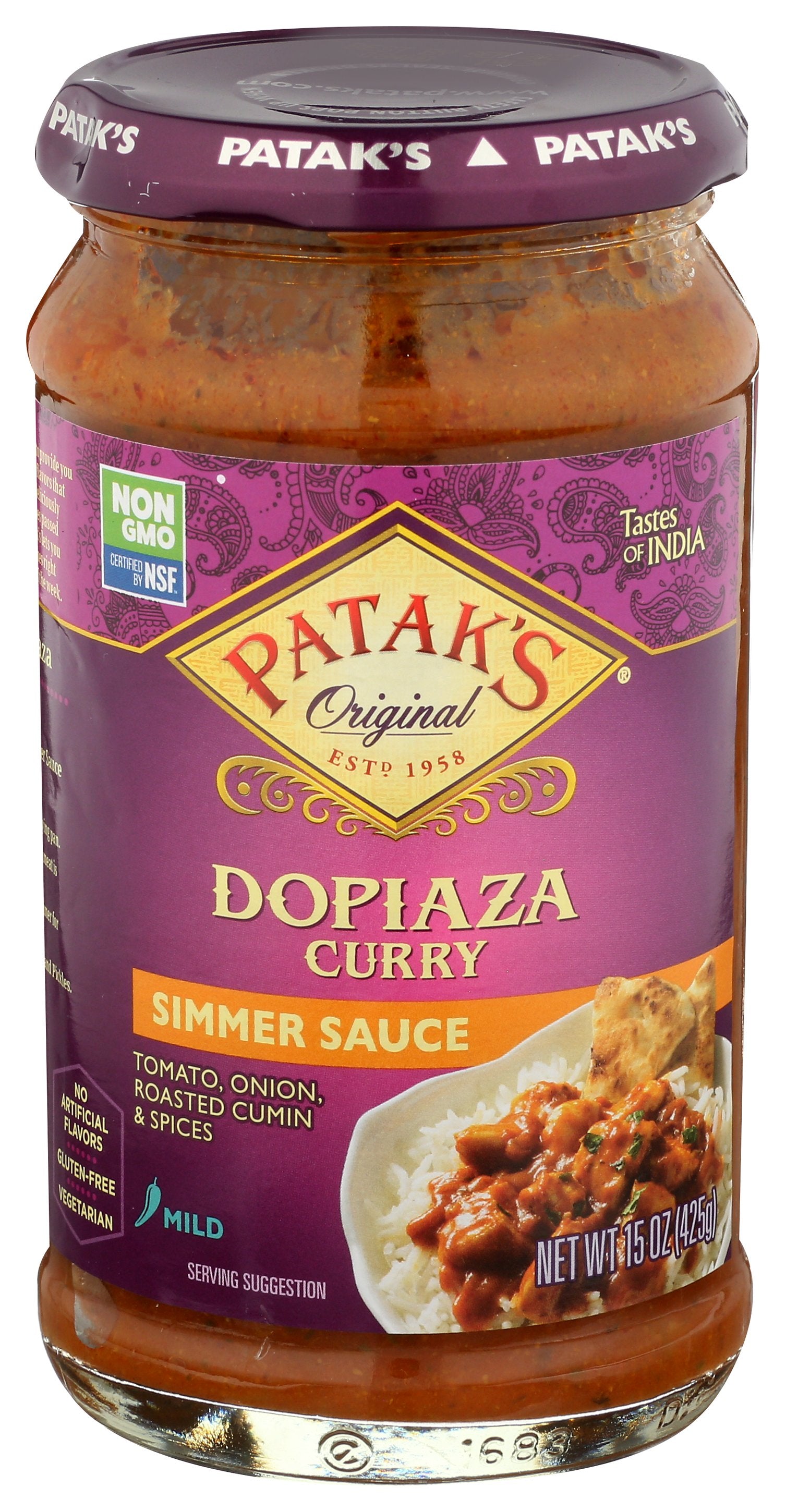PATAKS COOKING SCE DOPIAZA - Case of 6