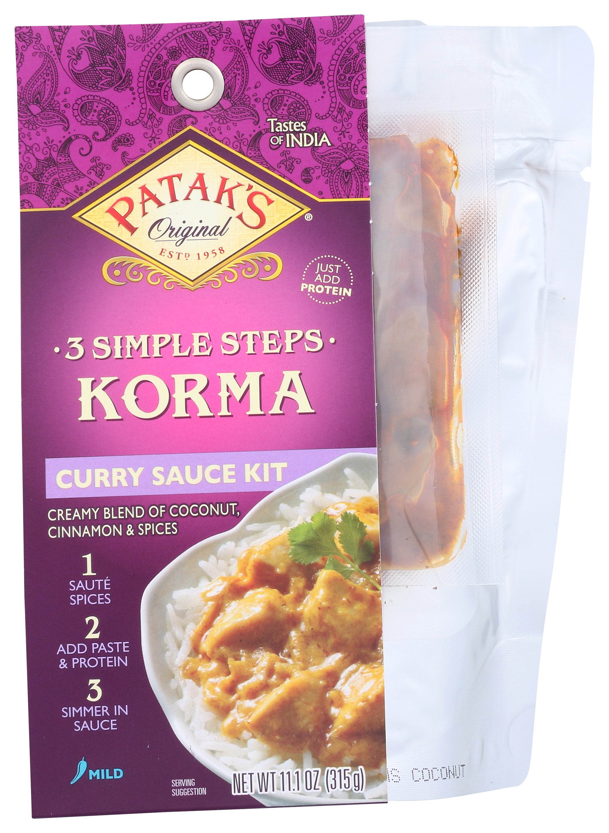 PATAKS KORMA 3 STEP - Case of 6