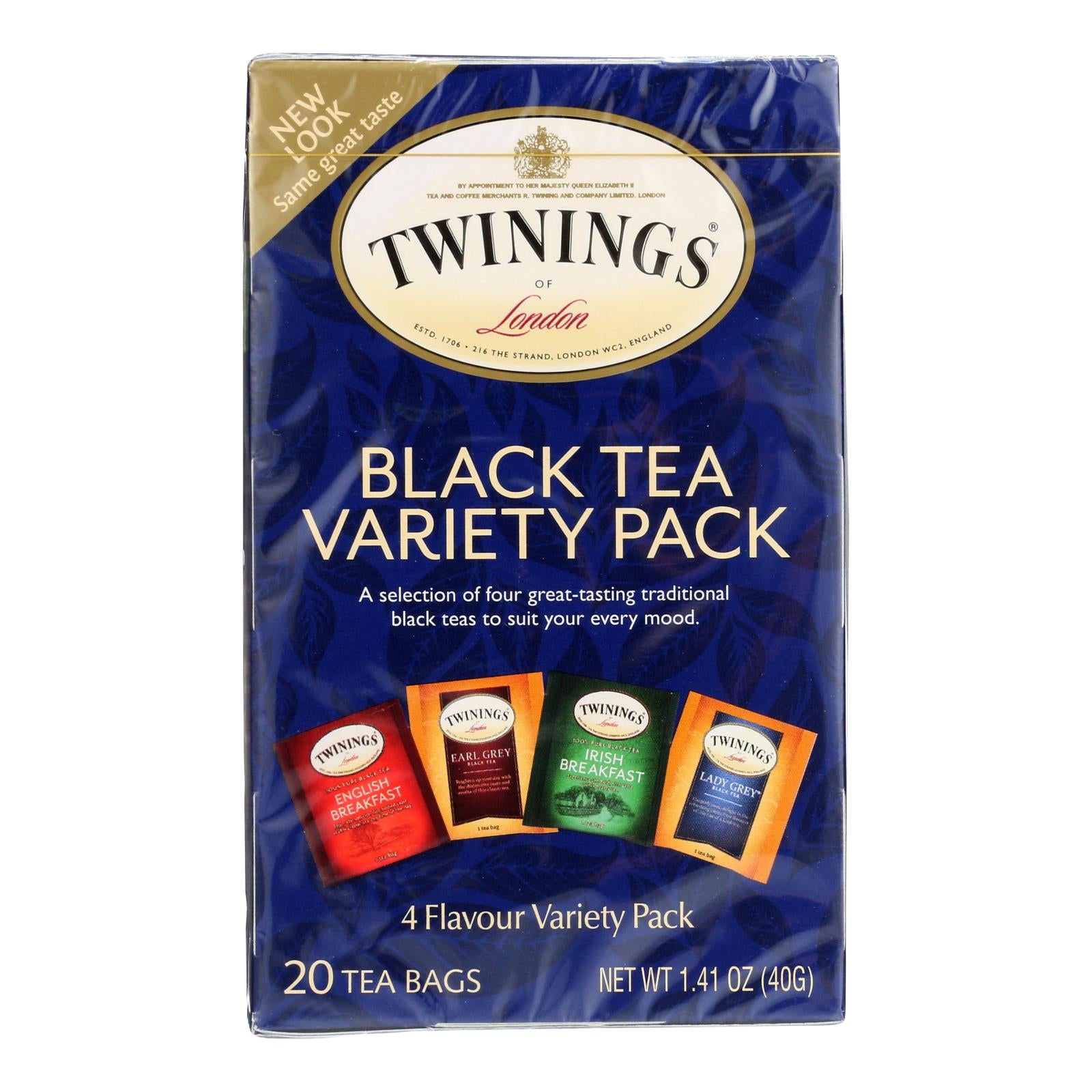 Twinings Tea Black Tea - Case Of 6 - 20 Bags
