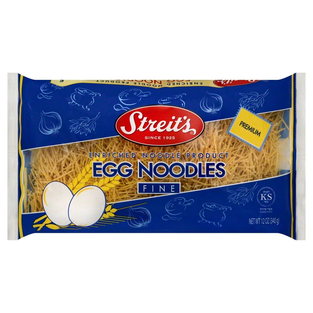 Streit’s Fine Egg Noodles - Case of 12 - 12 oz