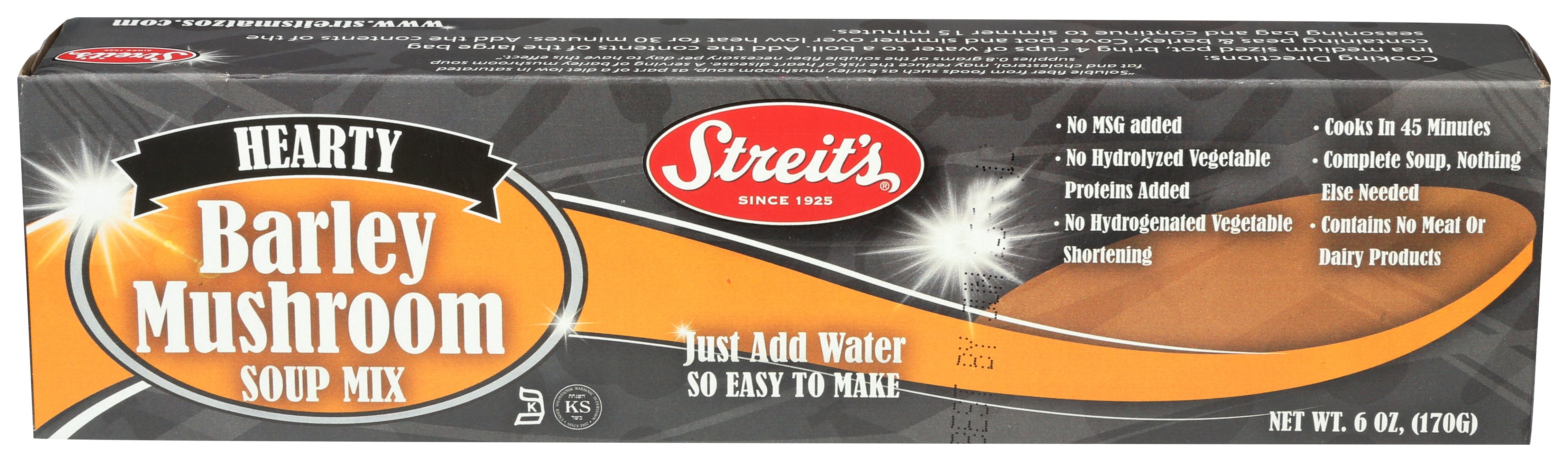 STREITS SOUP MIX BAR MUSHRM - Case of 12