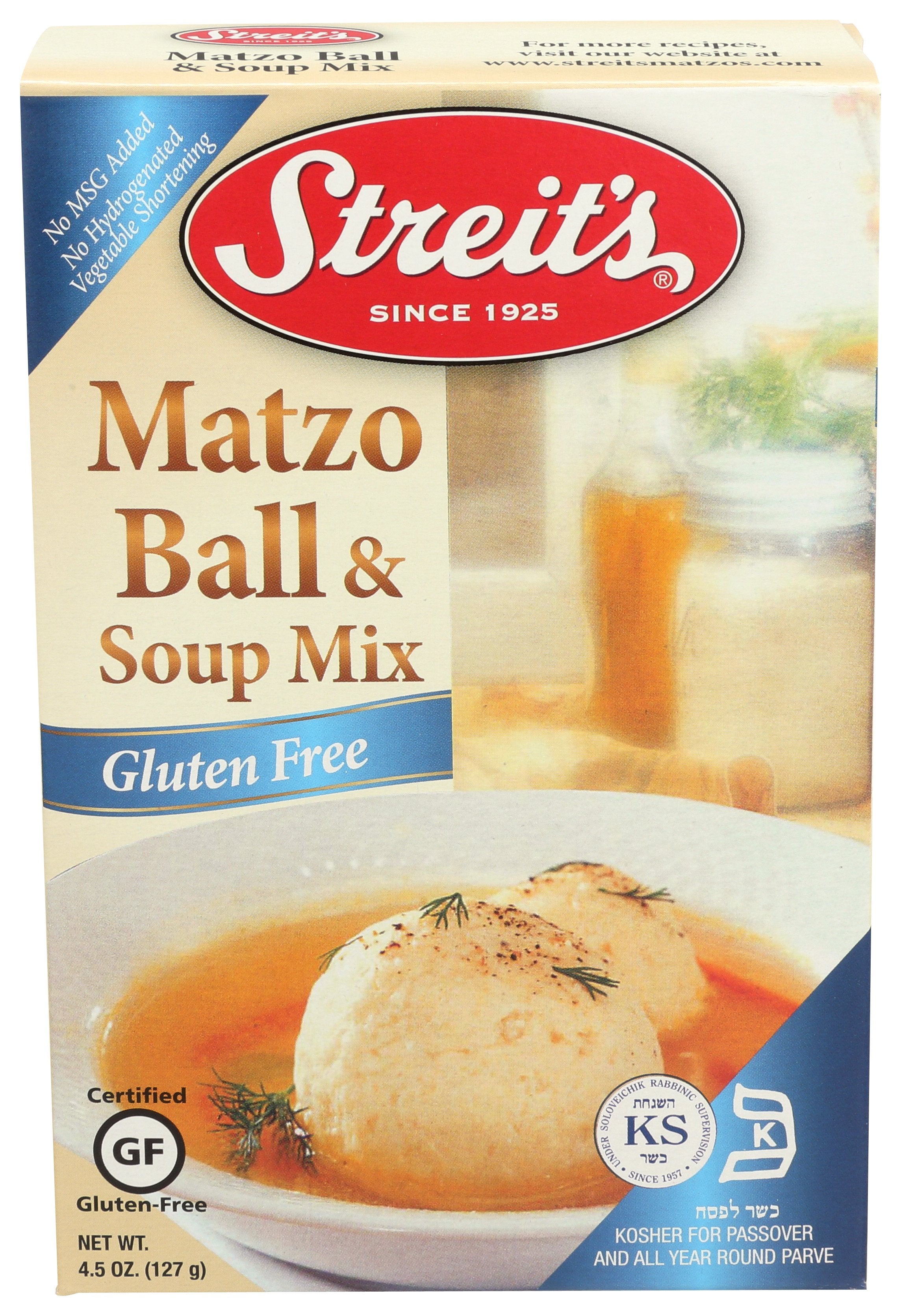 STREITS MIX MATZO BALL & SOUP - Case of 12
